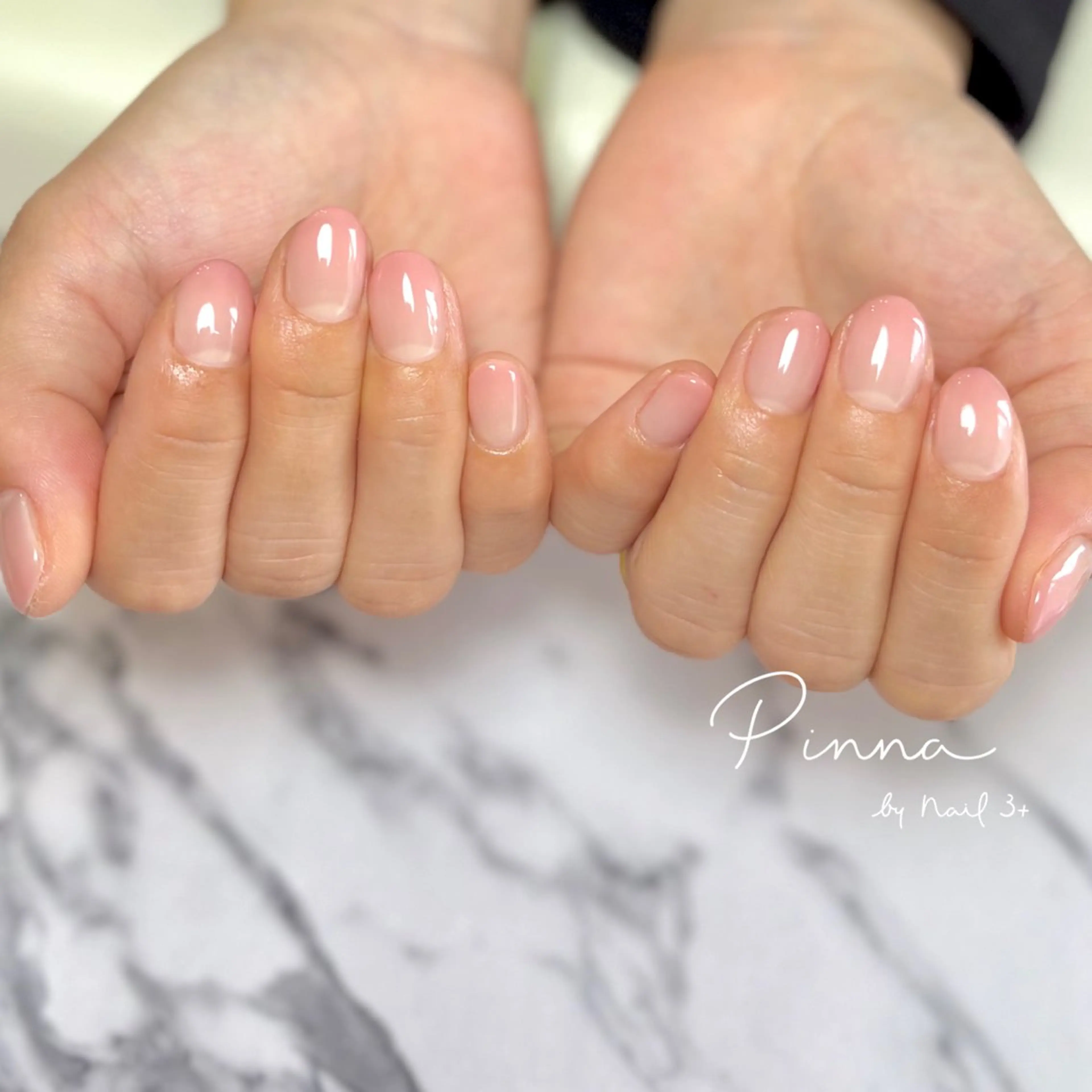 ネイル グラデーション ピンク Pinna by nail3+所属・Mayu 🌷🦋のネイルデザイン