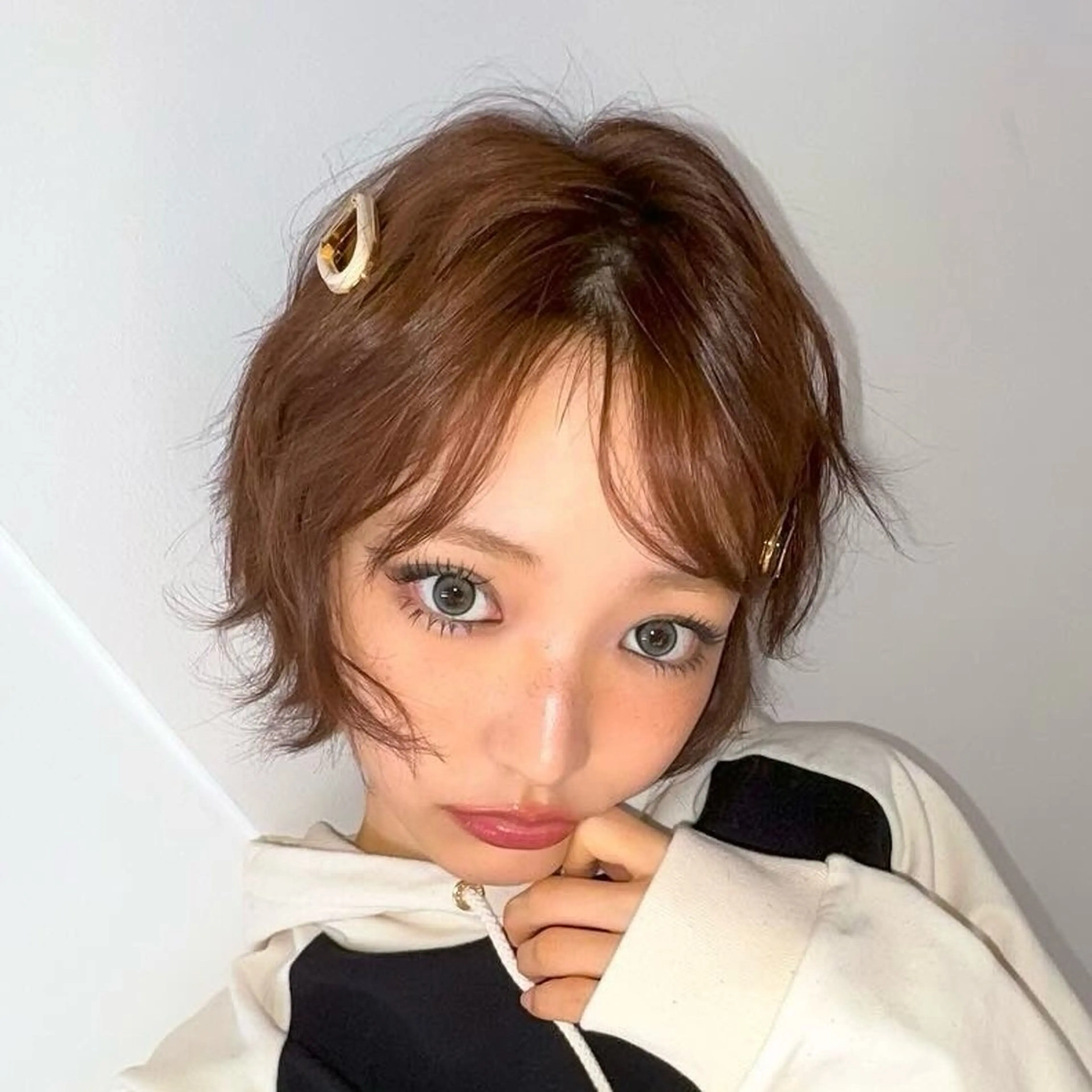 ショート ワンホンパーマ/ 菜月のヘアスタイル