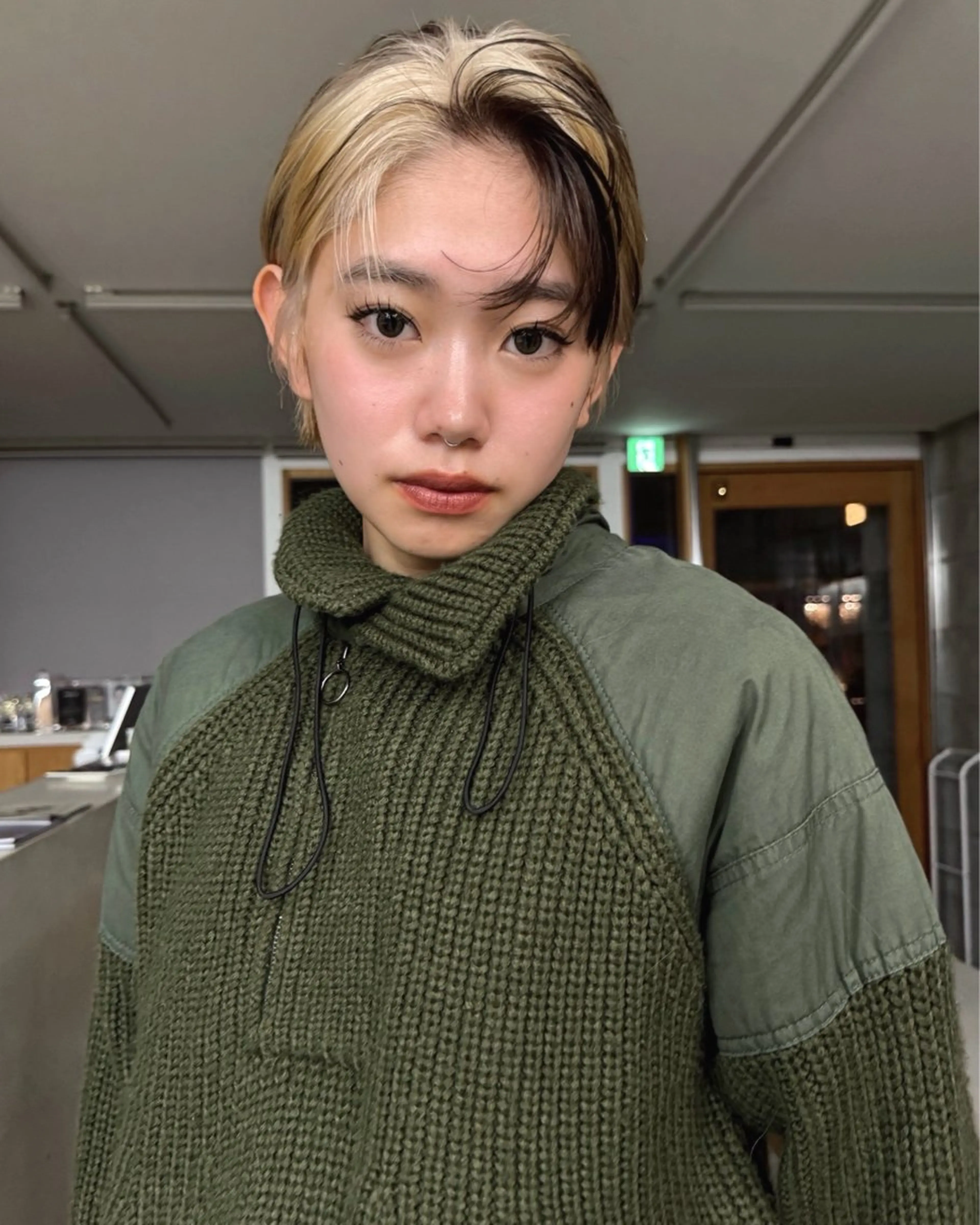 ショート カラー デザインカラー ショートヘア カット ヘアカラー トリートメント デザイン/レイヤー Kaito🐩/栄のヘアスタイル