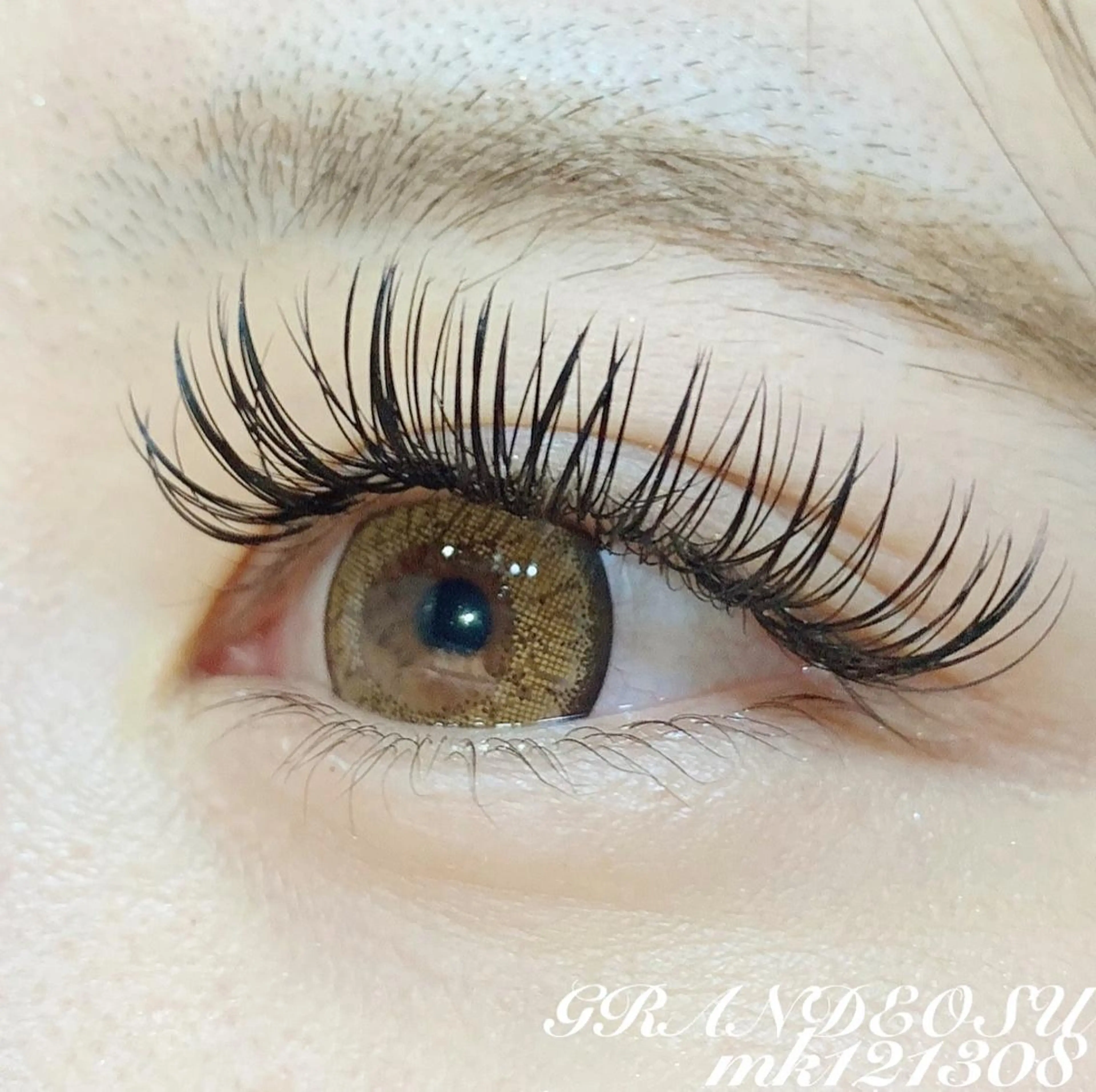 マツエク・マツパ 付け放題 バインドロック GRANDEcara 栄　manamiのマツエク・マツパデザイン