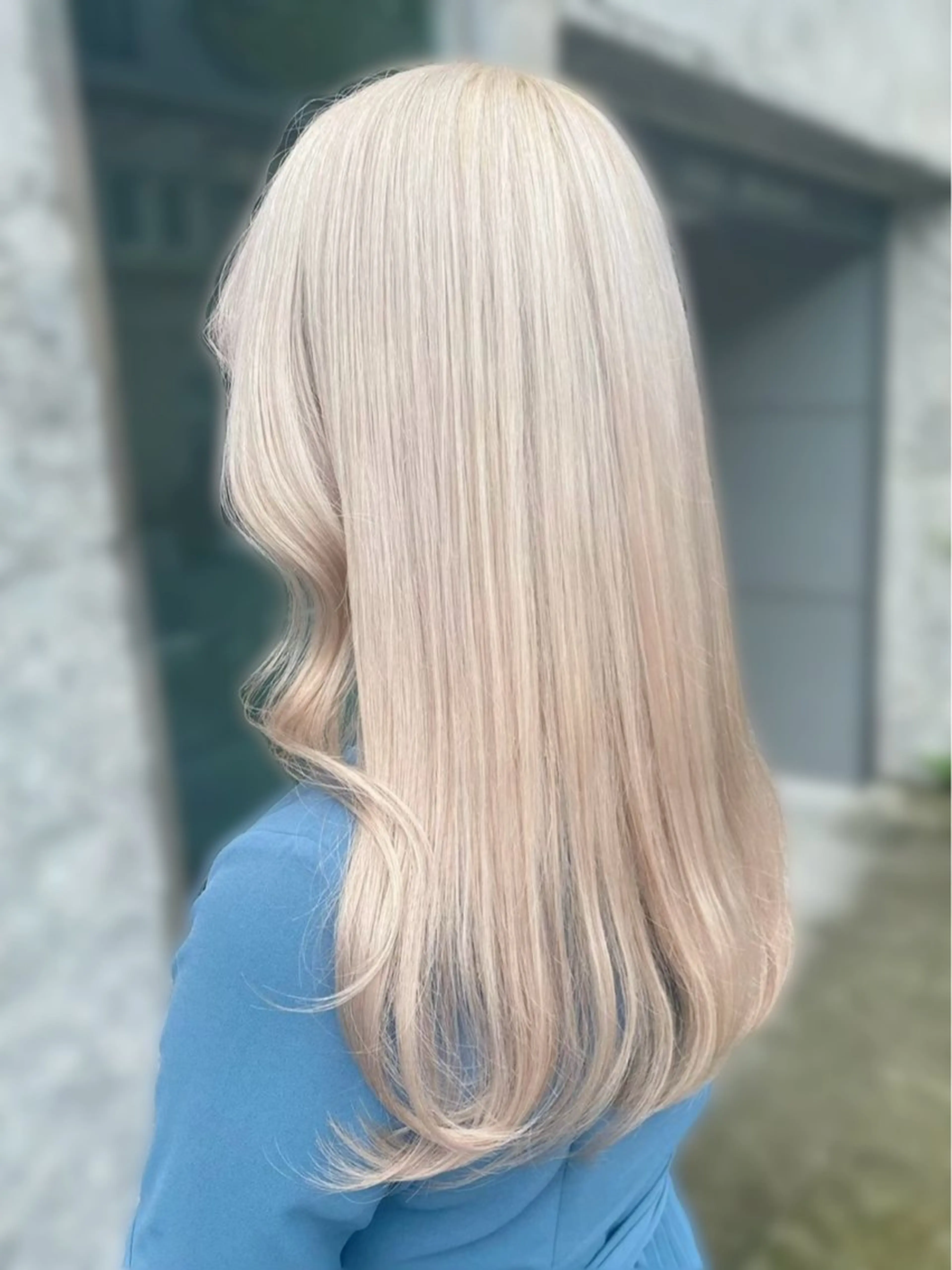 ミディアム カラー パーマ ヘアアレンジ メンズ キッズ ヘアカラー トリートメント レイヤー×ハイトーン / mihana🪐のヘアスタイル