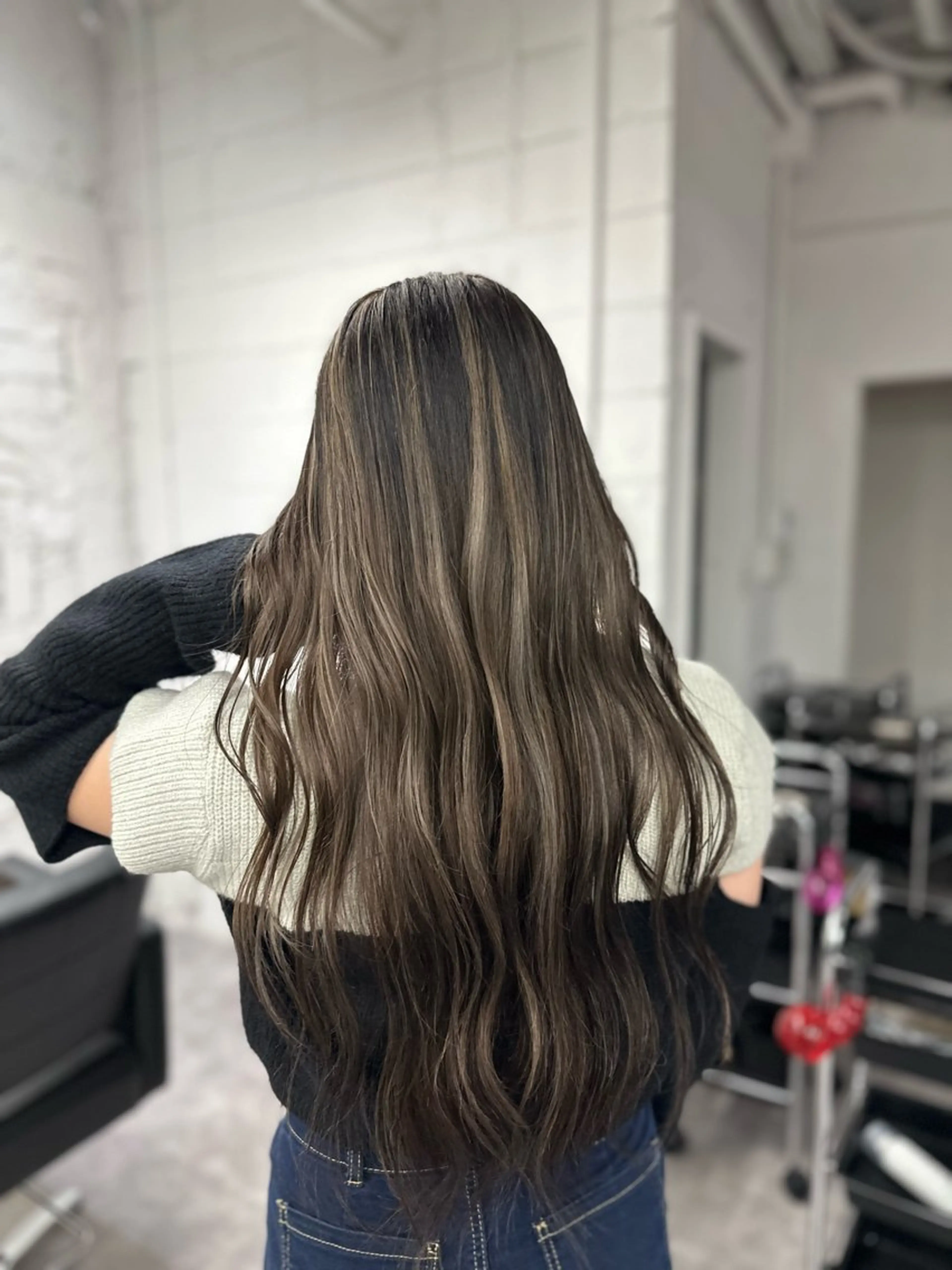 ロング カラー ヘアアレンジ カット ヘアカラー トリートメント 久米 治仁のヘアスタイル