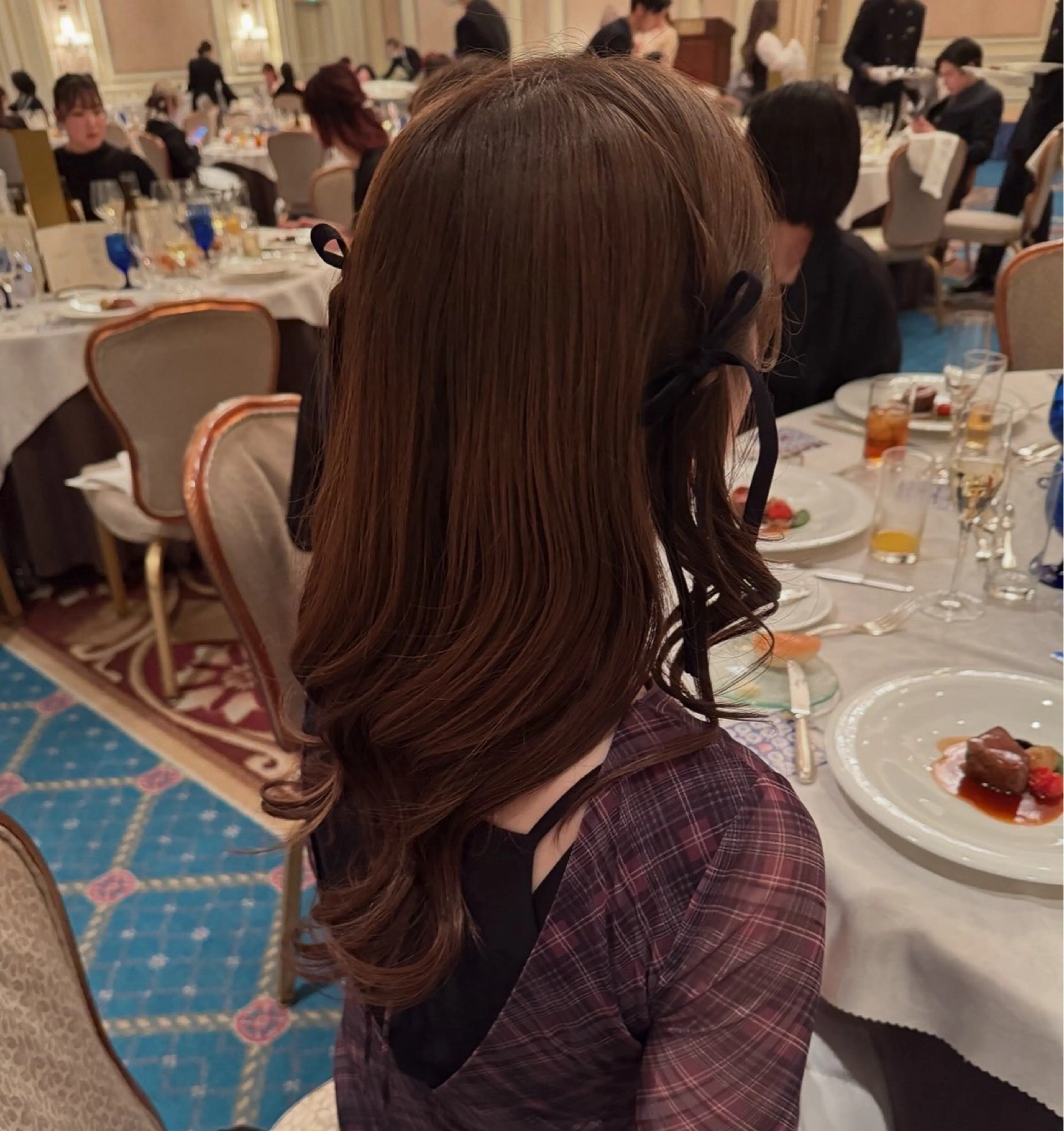 ロング ヘアアレンジ ヘアセット ブリーチ/アレンジ 天満/chihiroのヘアスタイル