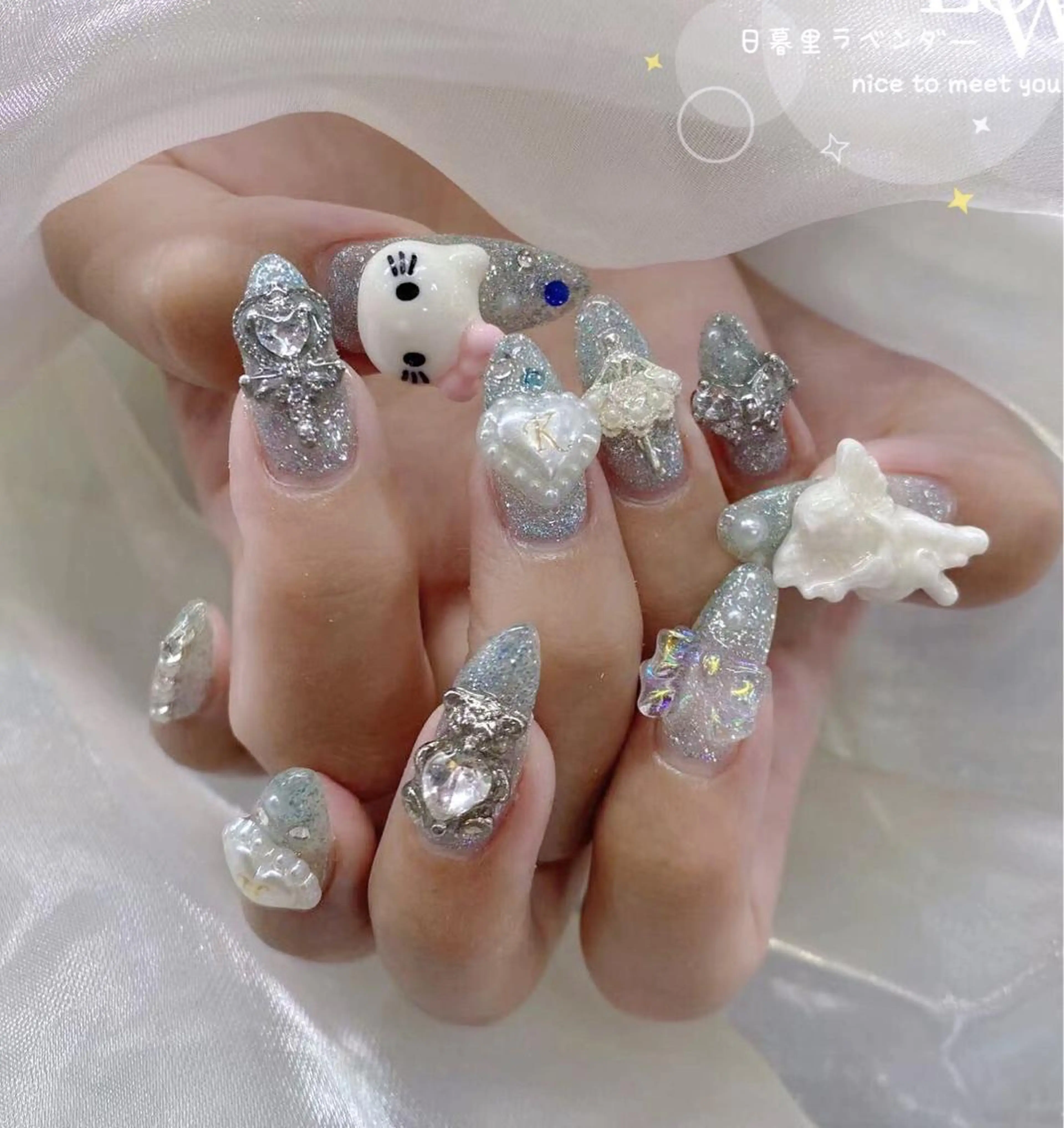 ネイル ラベンダーネイルサロン所属・日暮里♡研修生 チクさん（一同）のネイルデザイン