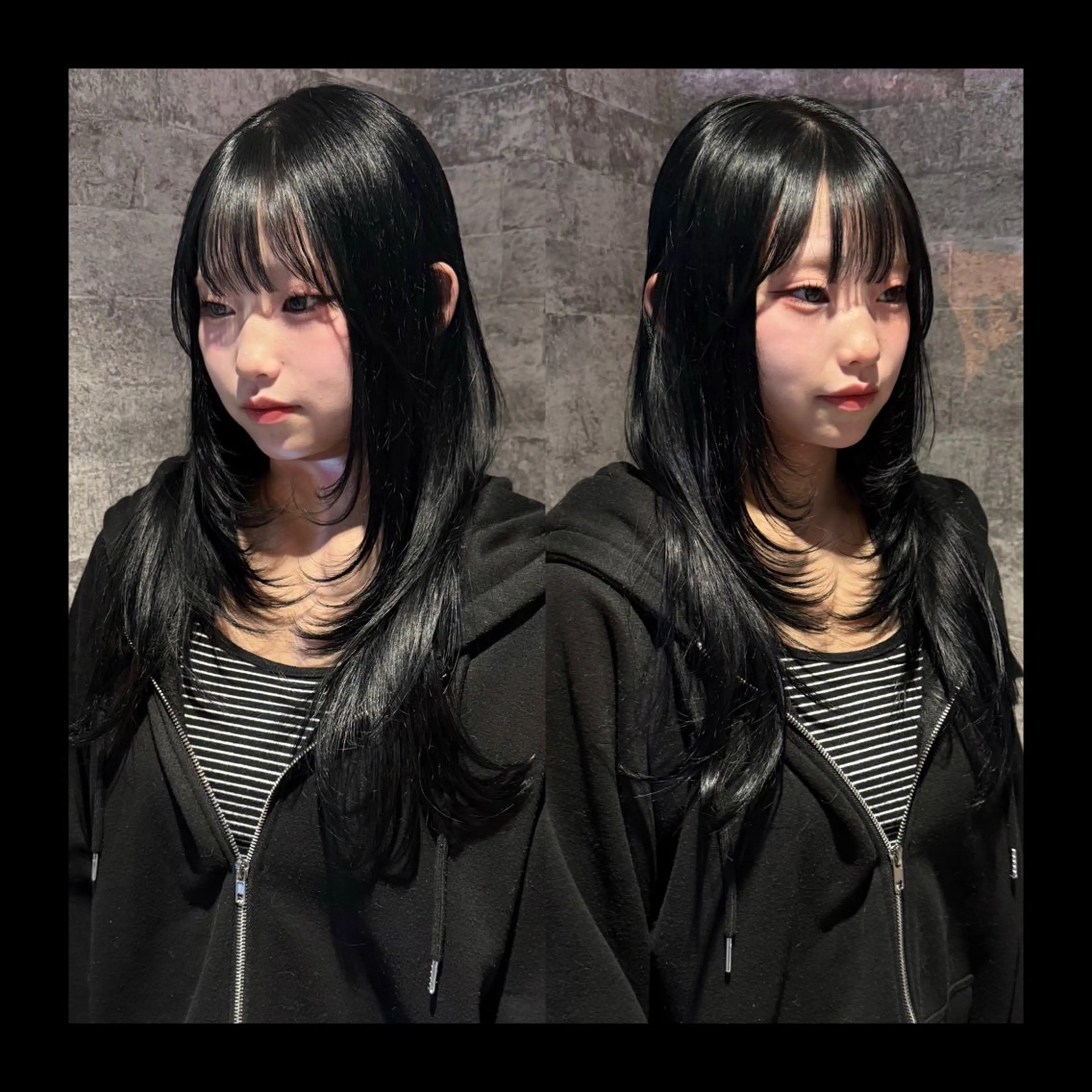 ロング カラー ブリーチ カット ヘアカラー トリートメント mai / linoah˚✧のヘアスタイル