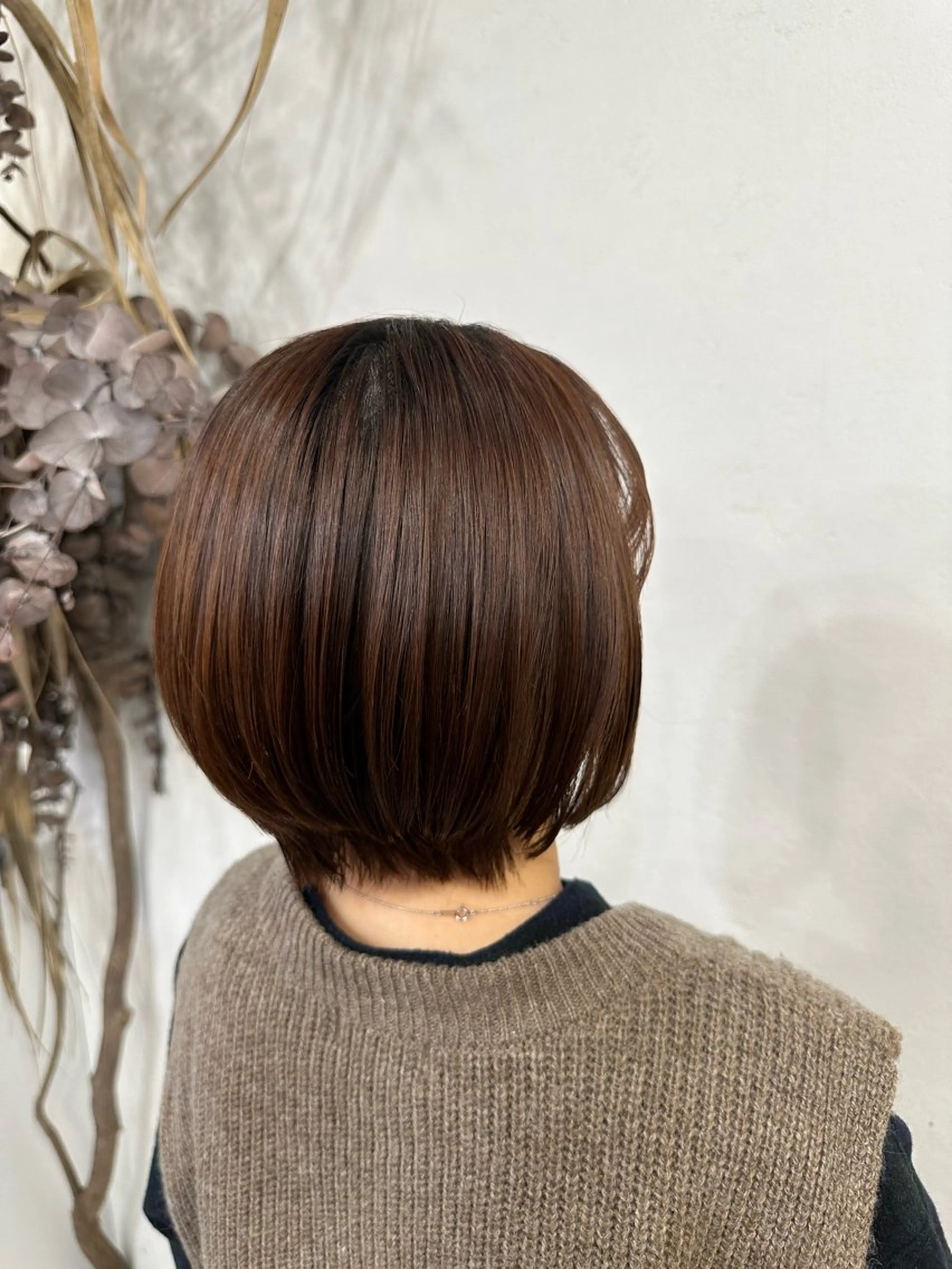 ショート 地毛風縮毛矯正 / ショート/ボブ/平山のヘアスタイル