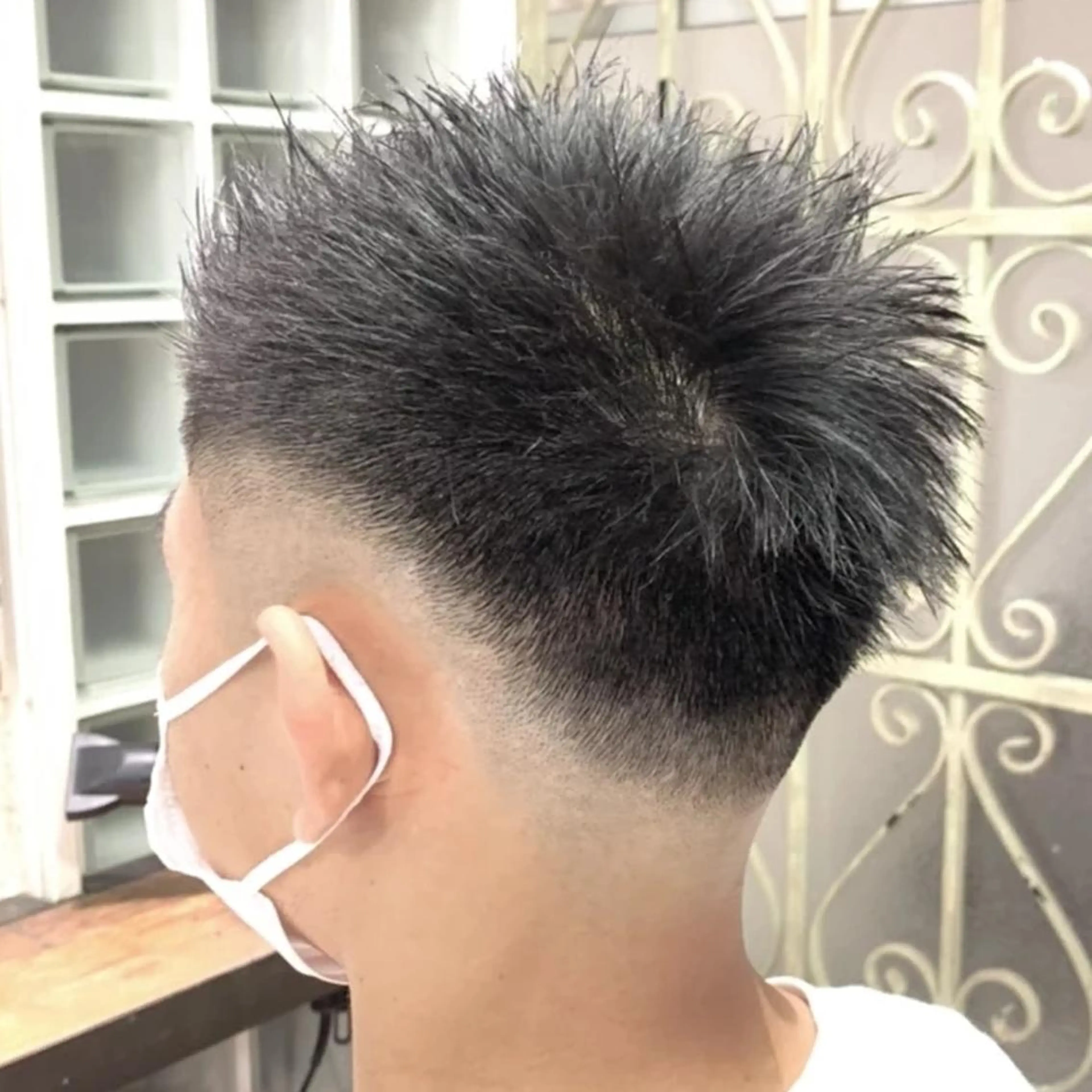 ショート メンズ カット Hair make ONE 008所属・メンズ/フェード/ バーバー/盛山大地のヘアスタイル