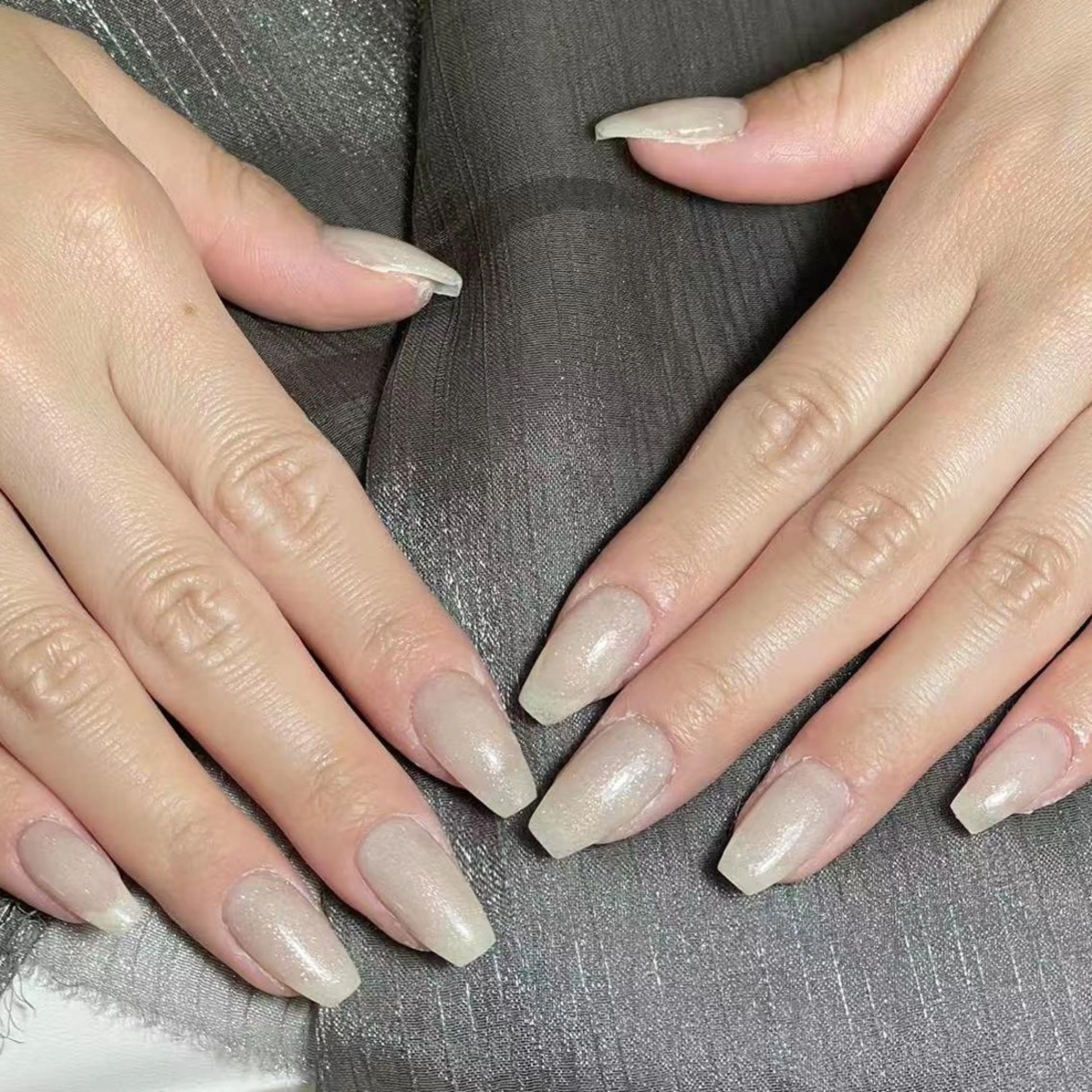 ネイル アートネイル オーロラネイル フラッシュネイル ガーリー キラキラネイル DIAMOND NailStudioのネイルデザイン