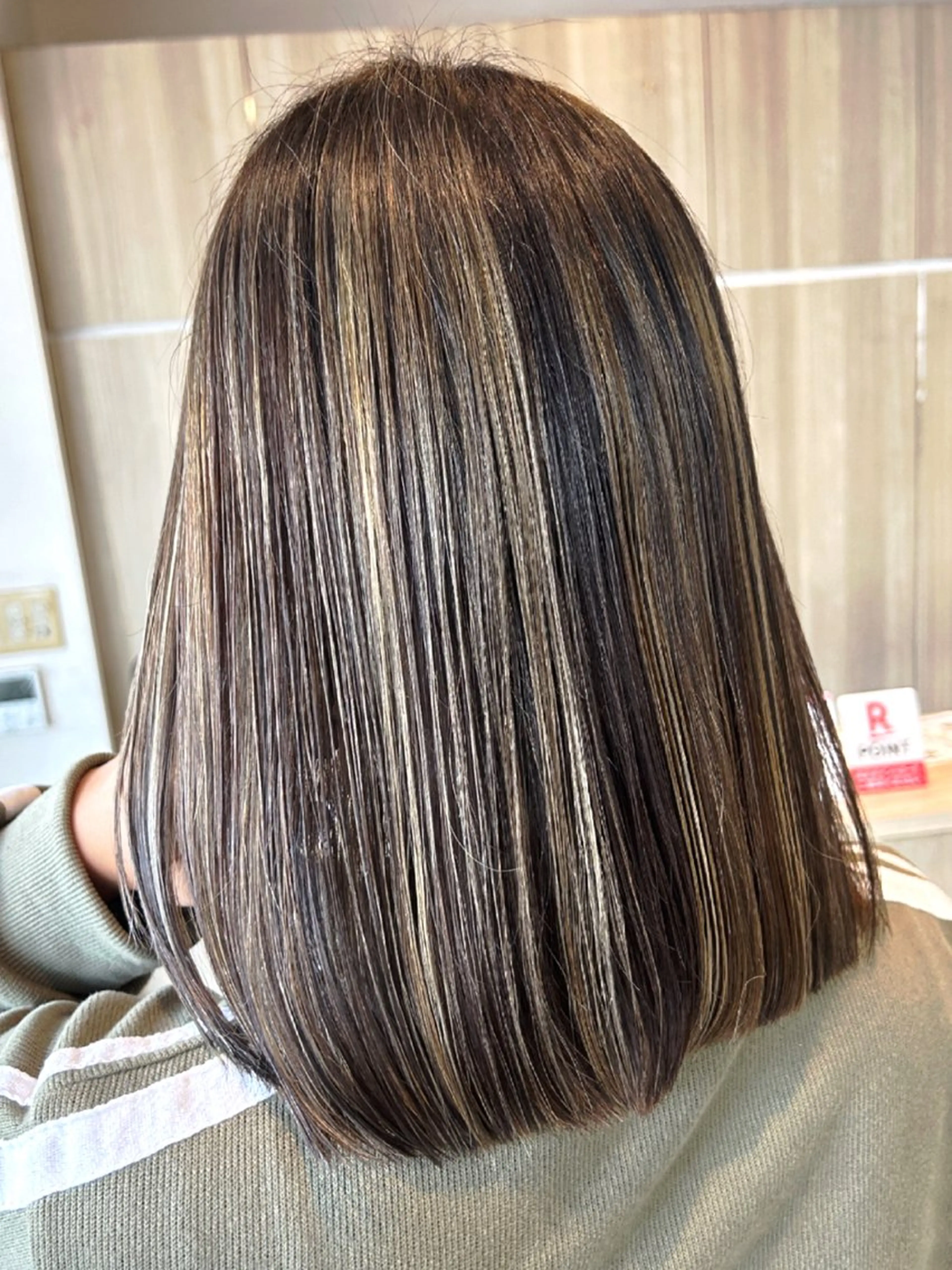 ミディアム カラー ベージュカラー ハイライトカラー ハイライト ヘアカラー トリートメント ヘアセット ❤️千葉県代表❤️ 店長❤️柿本翔一朗のヘアスタイル