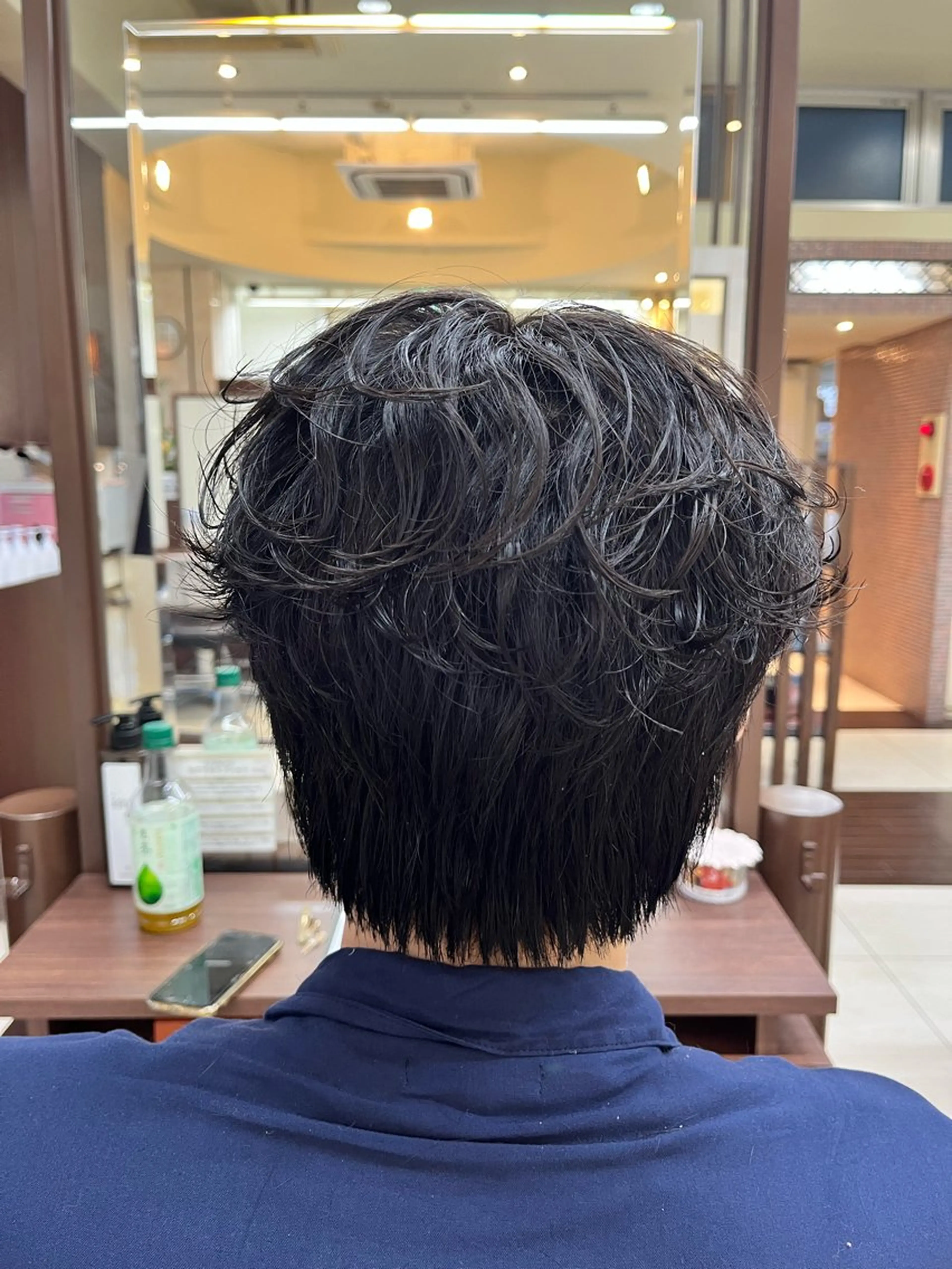 ショート パーマ メンズ メンズパーマ AROH  men's cut&men's perm 船橋店所属・🧊メンズ特化🧊 高木航希のヘアスタイル