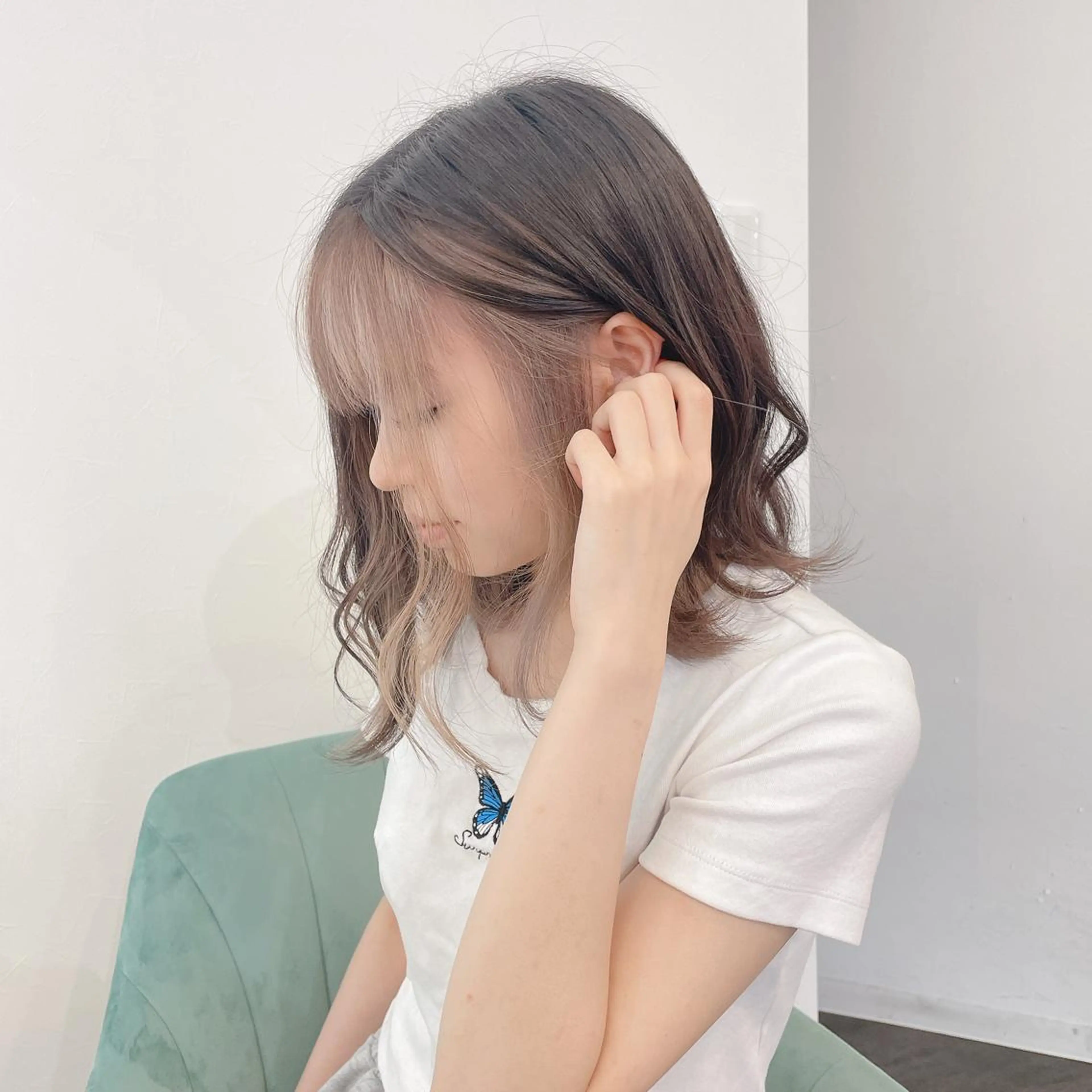 ミディアム カラー バレイヤージュ ミストバング ブリーチ ケアブリーチ ダブルカラー ヘアカラー トリートメント デザインカラー髪質 改善Lilithのその他イメージ