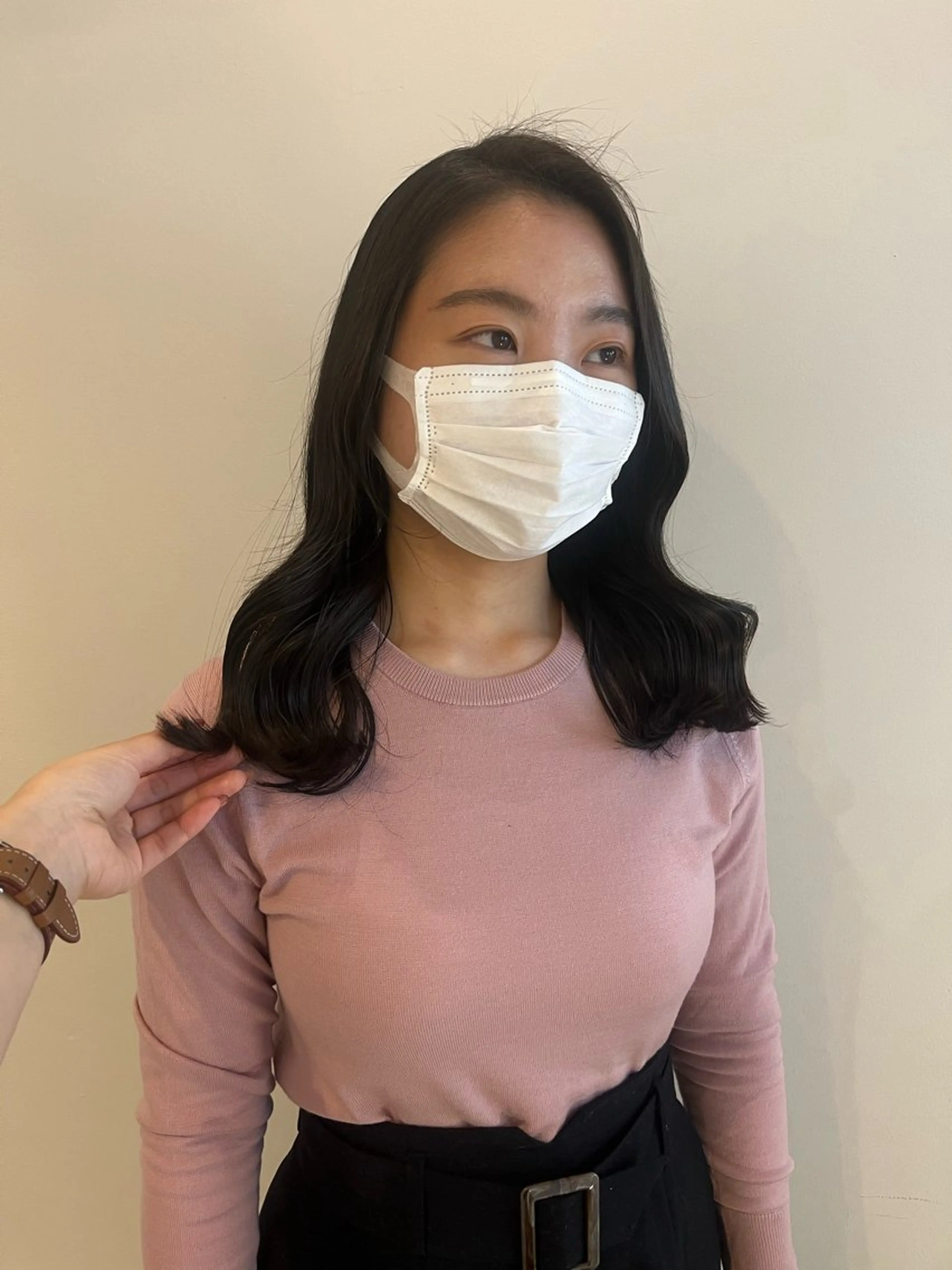 セミロング ALLYS 渋谷店所属・最高級の艶のある カラーmei🎨のヘアスタイル