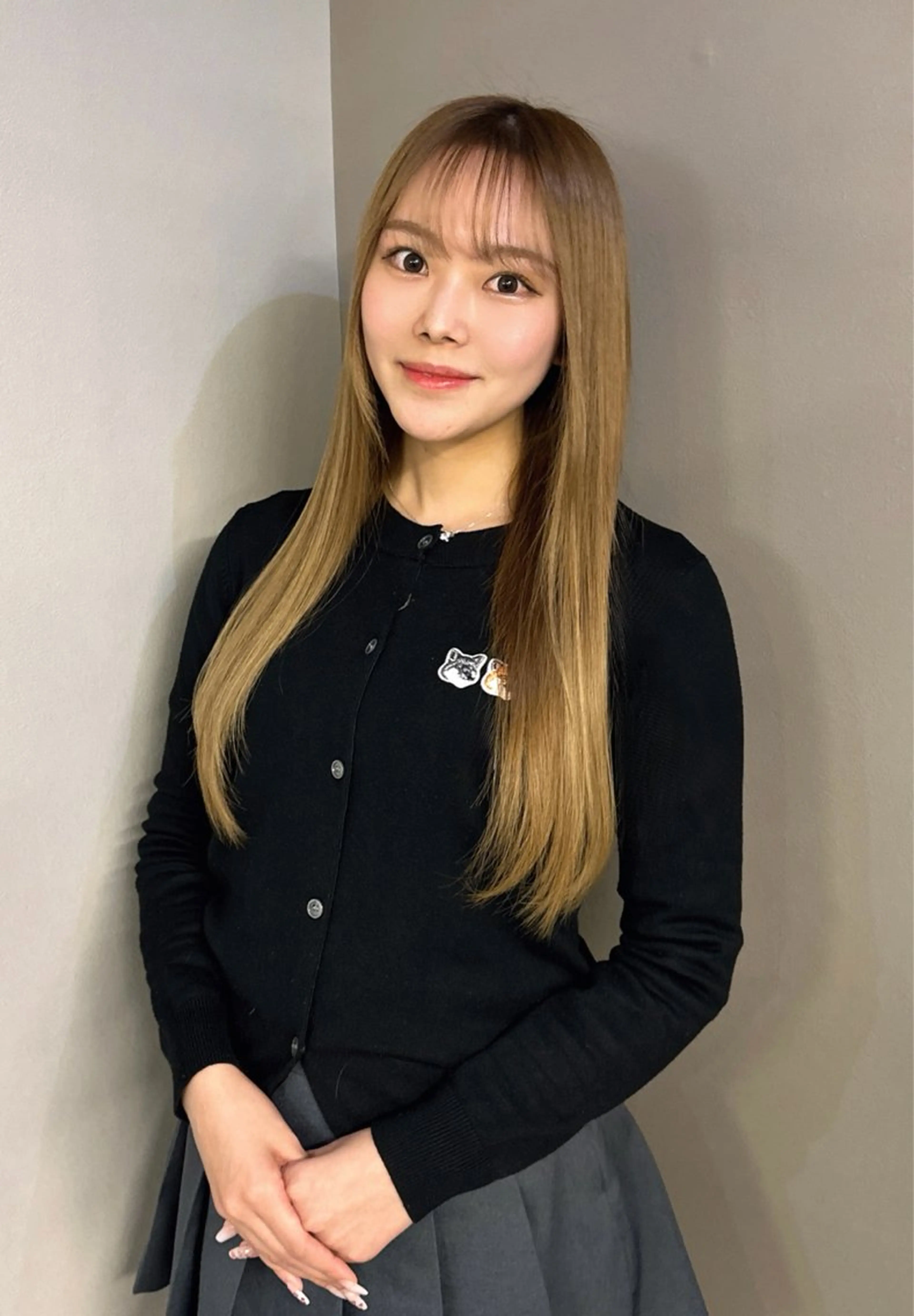 ロング カット ヘアカラー 縮毛矯正 トリートメント XYZ所属・縮毛矯正/髪質改善 韓国風/MIKIYAのヘアスタイル