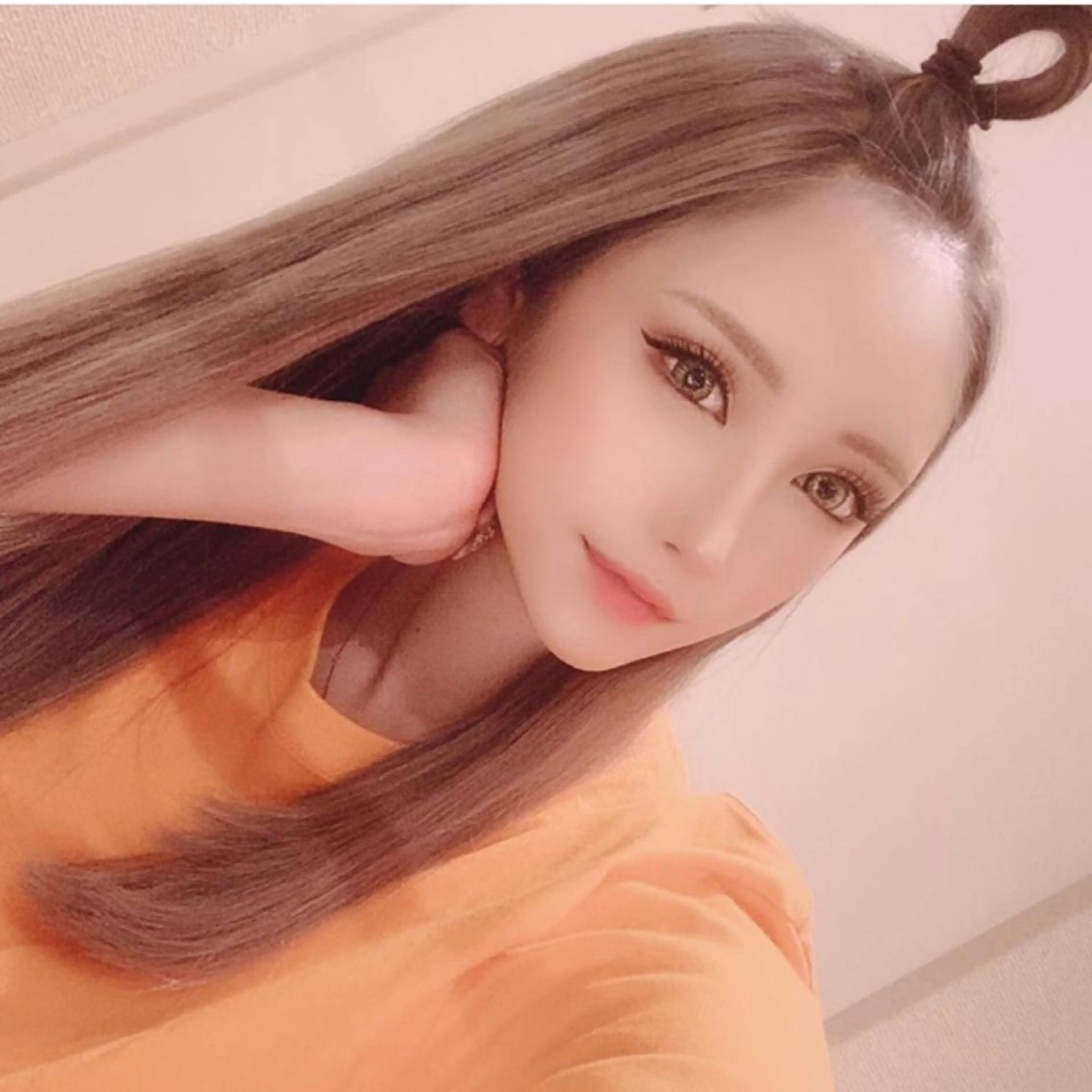 ロング ヘアカラー トリートメント BuzZ所属・西村 雄二/エクステのヘアスタイル