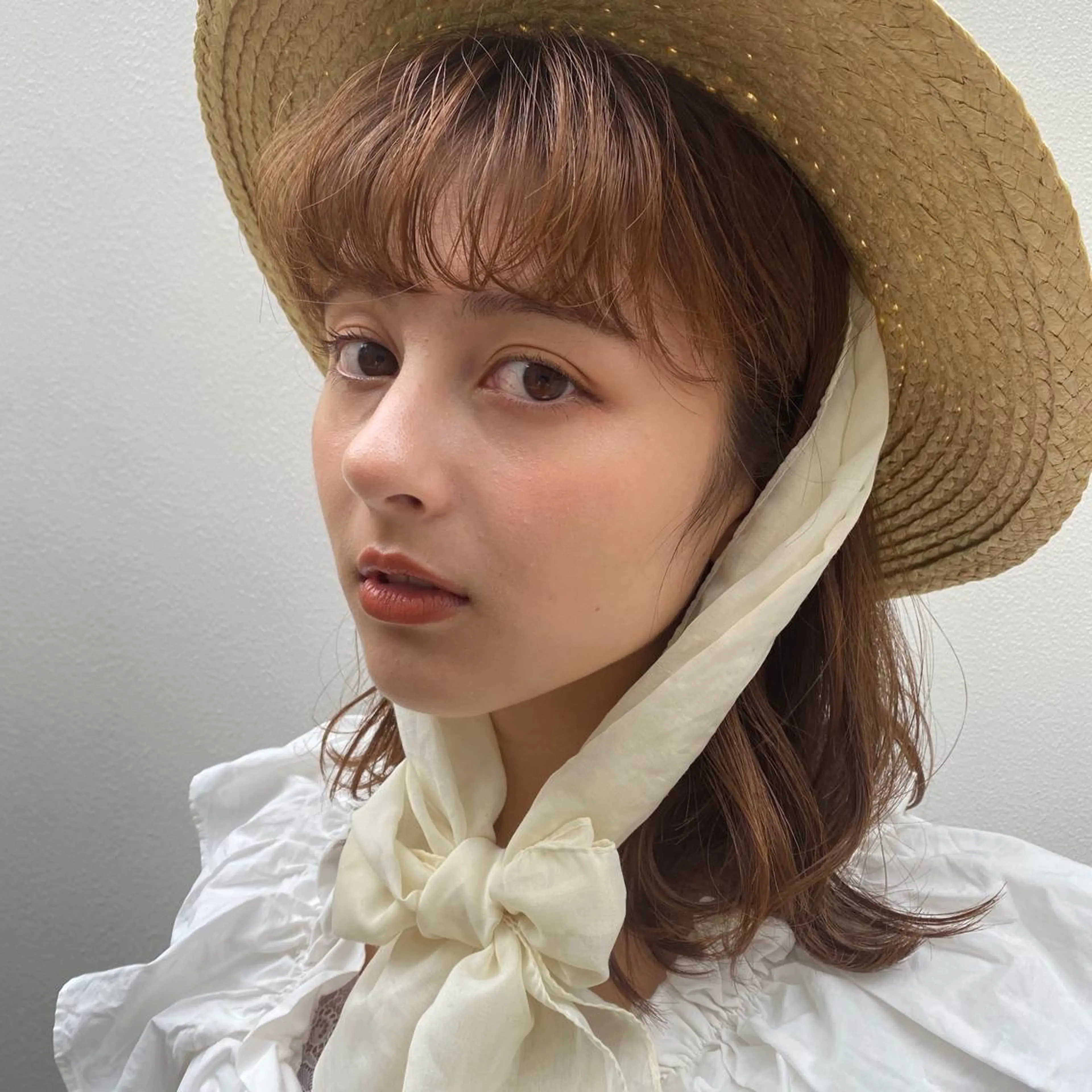 ミディアム 🪭risa 暖色/レイヤー🪭のヘアスタイル