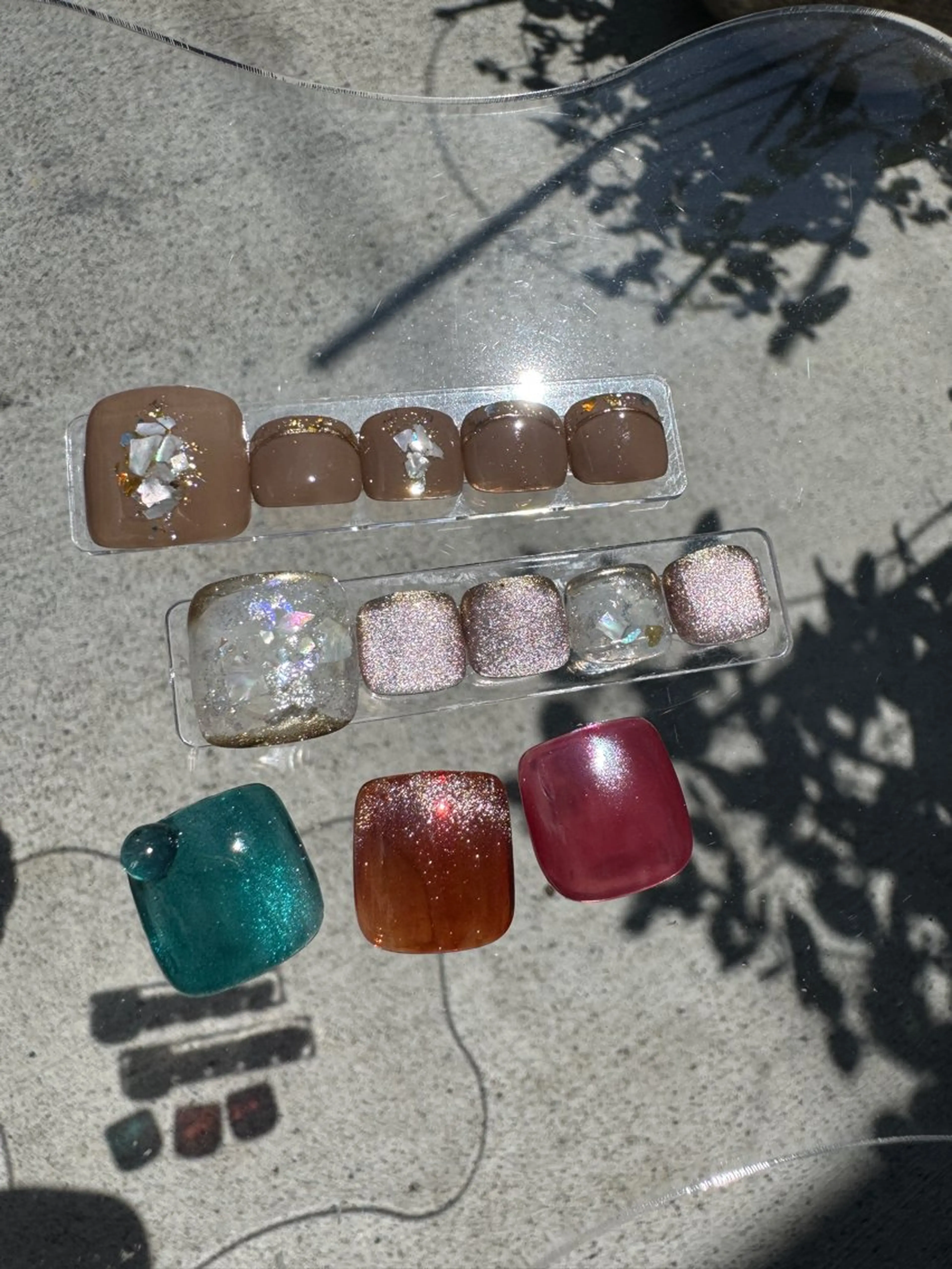 ネイル フットネイル nail salon émuのネイルデザイン