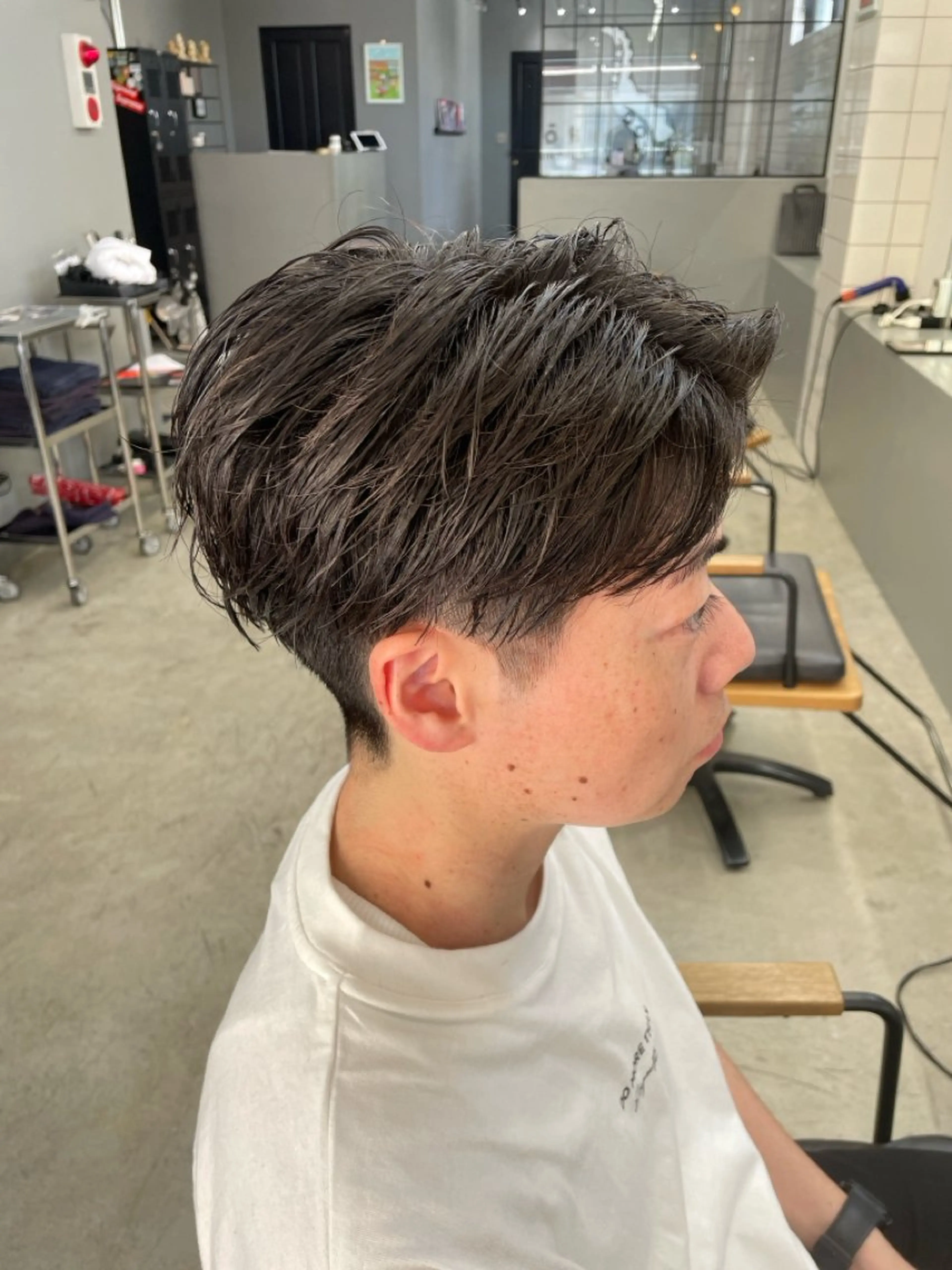 ショート メンズ カット ヘッドスパ メンズ専門サロン wokeのヘアスタイル