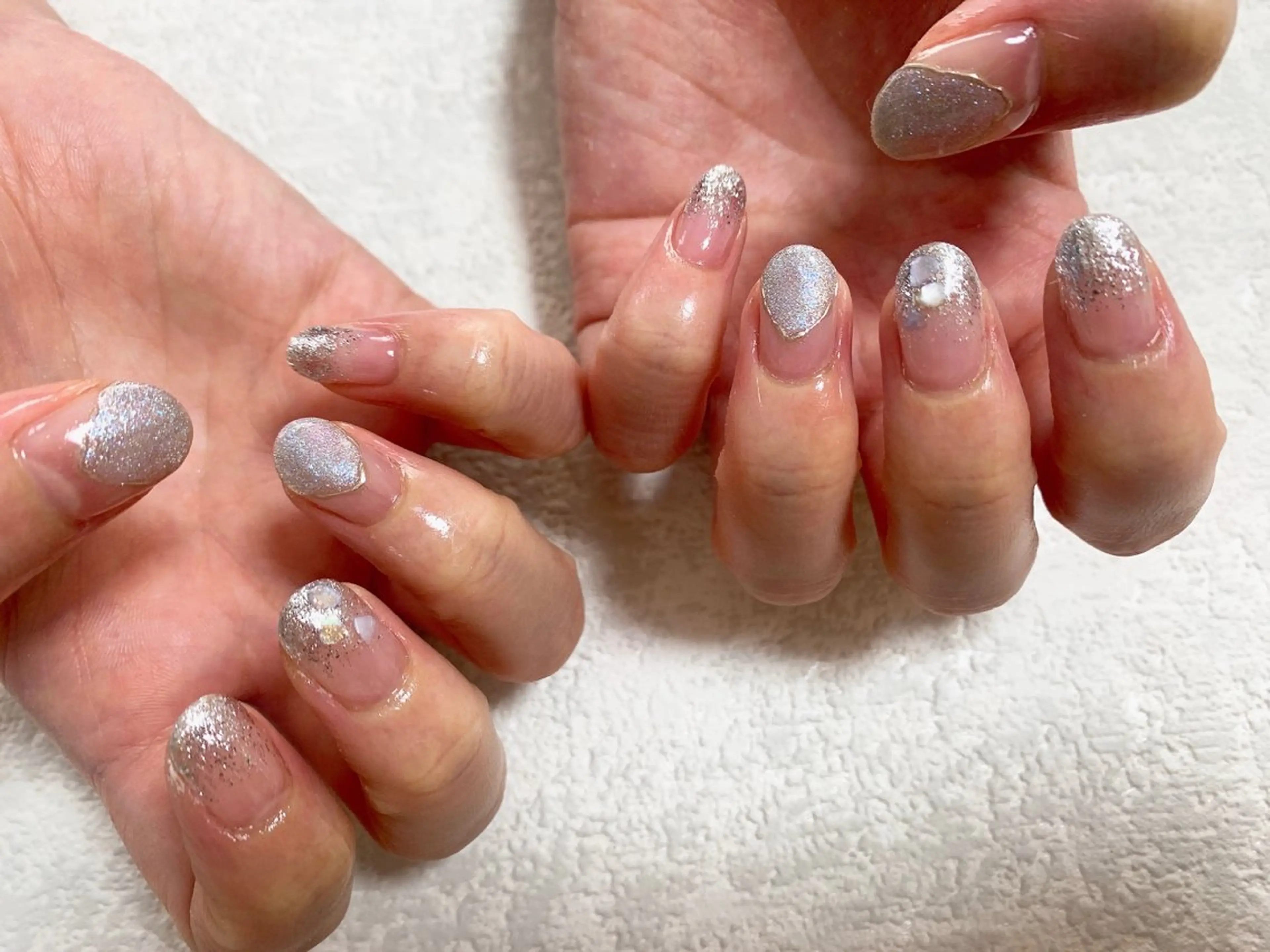 ネイル ジェルネイル 韓国ネイル マグネットネイル メンズネイル パラジェル kiki nail たまプラーザのネイルデザイン