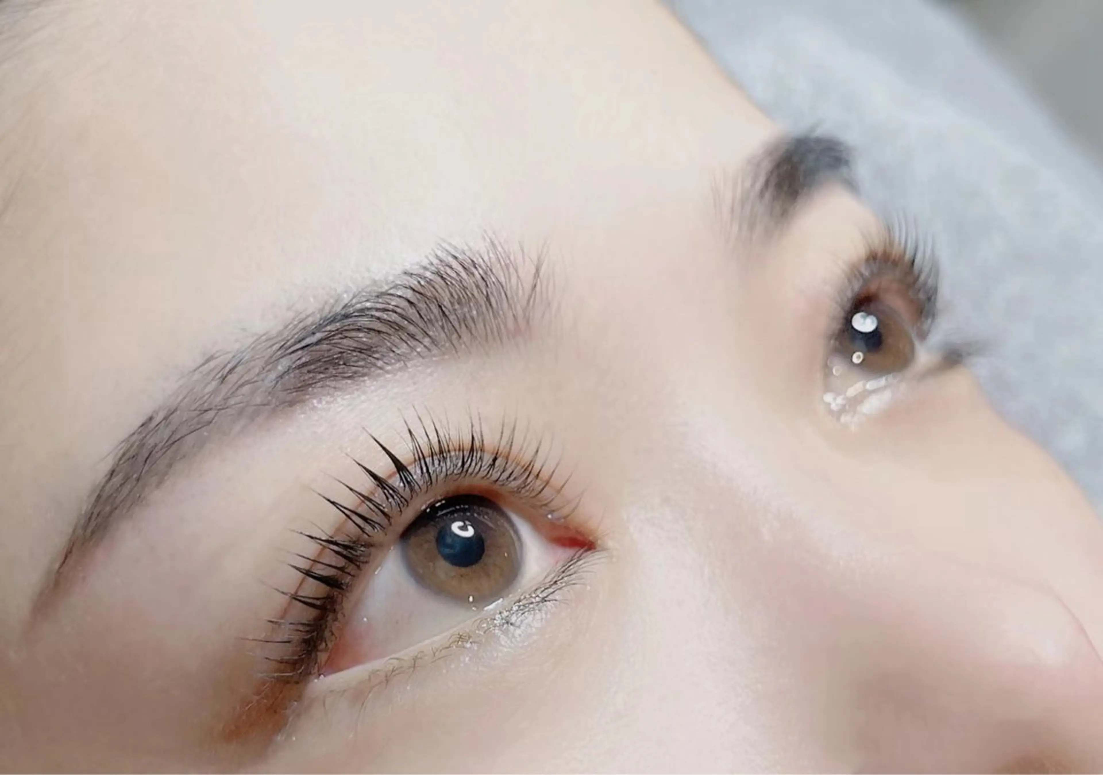 マツエク・マツパ バインドロック カラーマツエク フラットラッシュ ナチュラル パリジェンヌラッシュリフト YK• マツエクサロンのマツエク・マツパデザイン