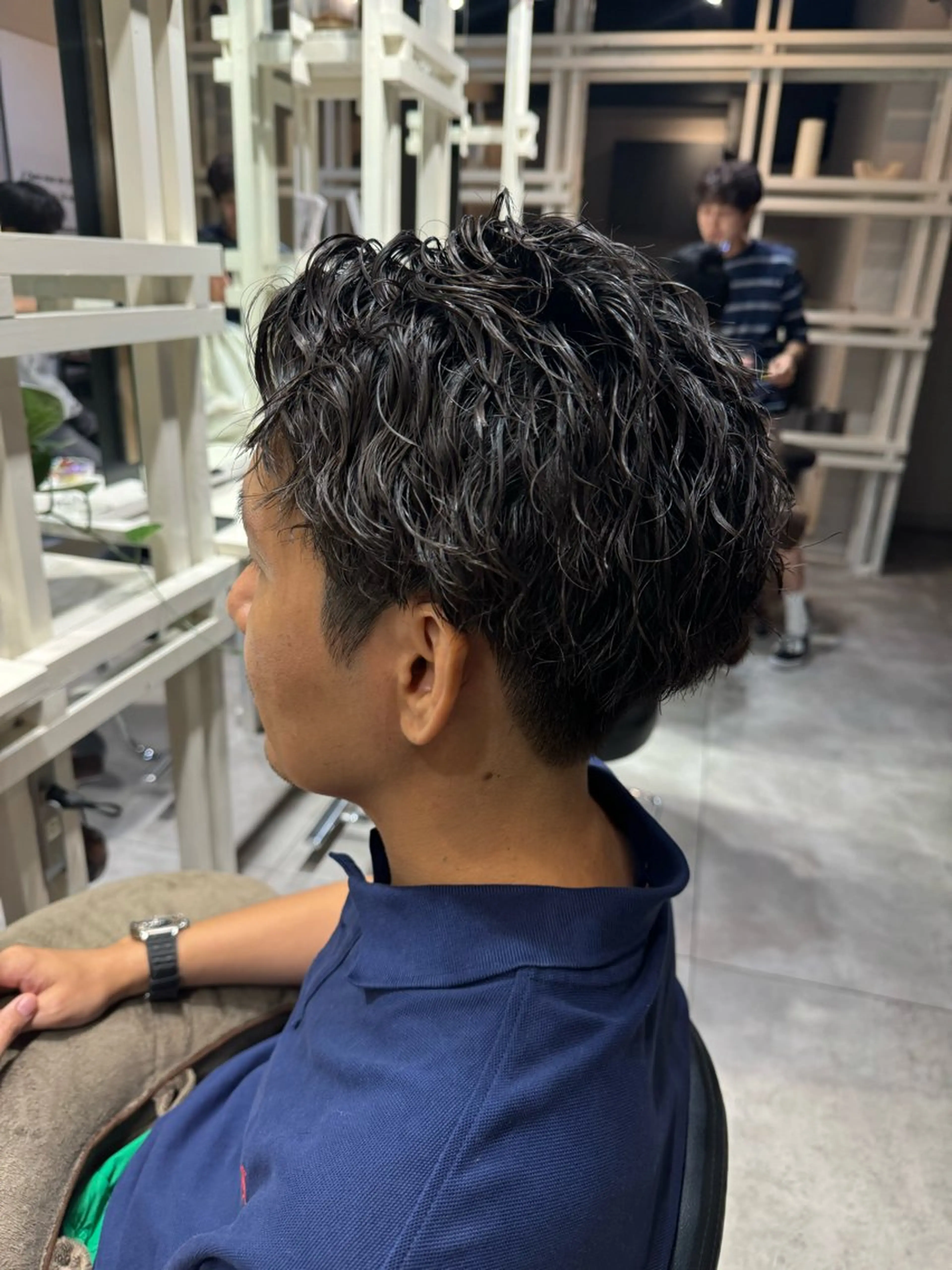 ショート パーマ メンズ カット パーマ トリートメント Dxxxx III所属・女性目線の大人 メンズ*Ayakaのヘアスタイル