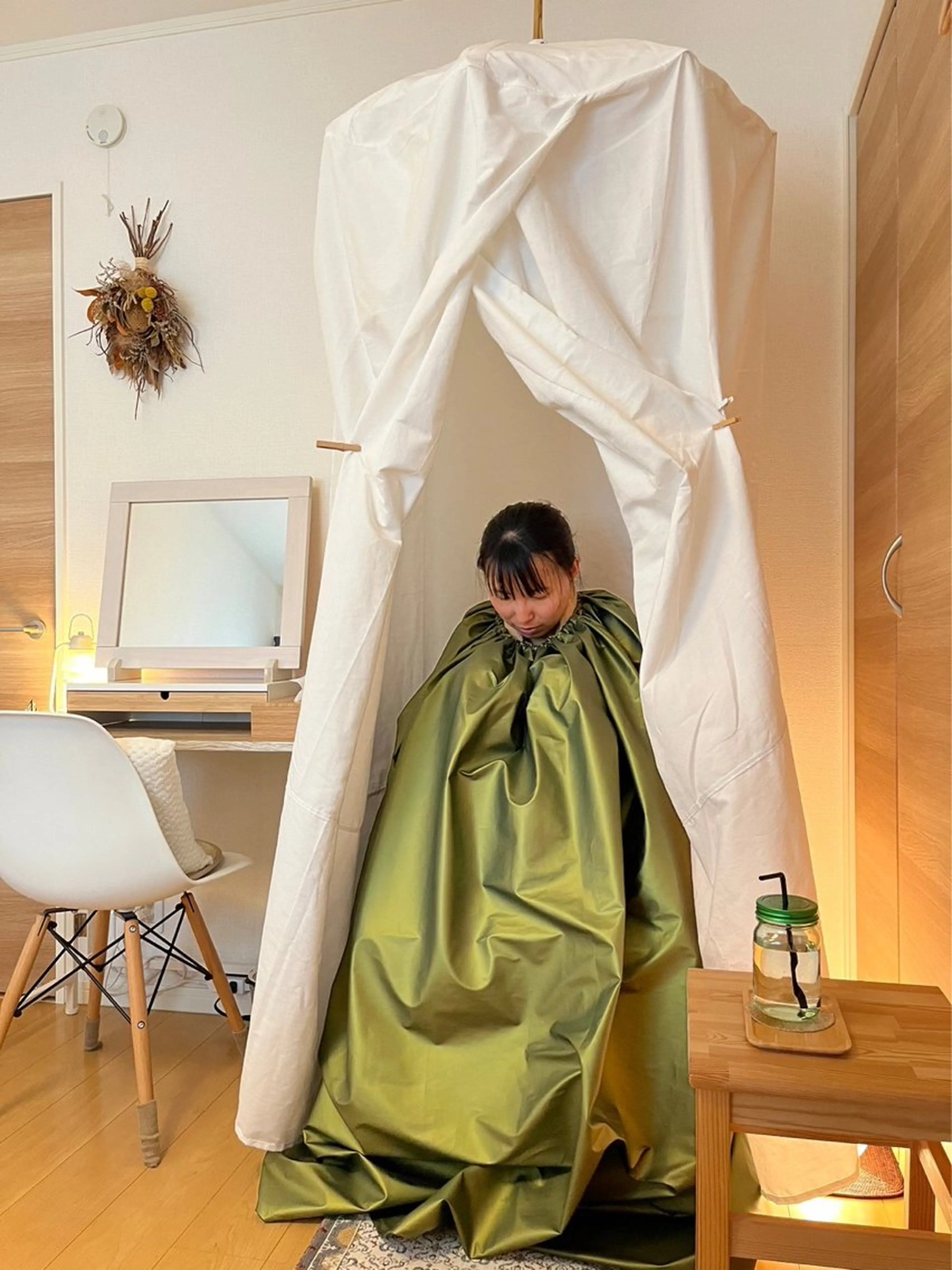 温活🌿よもぎ蒸し(ハーブ蒸し) 40分/フットバス付の写真