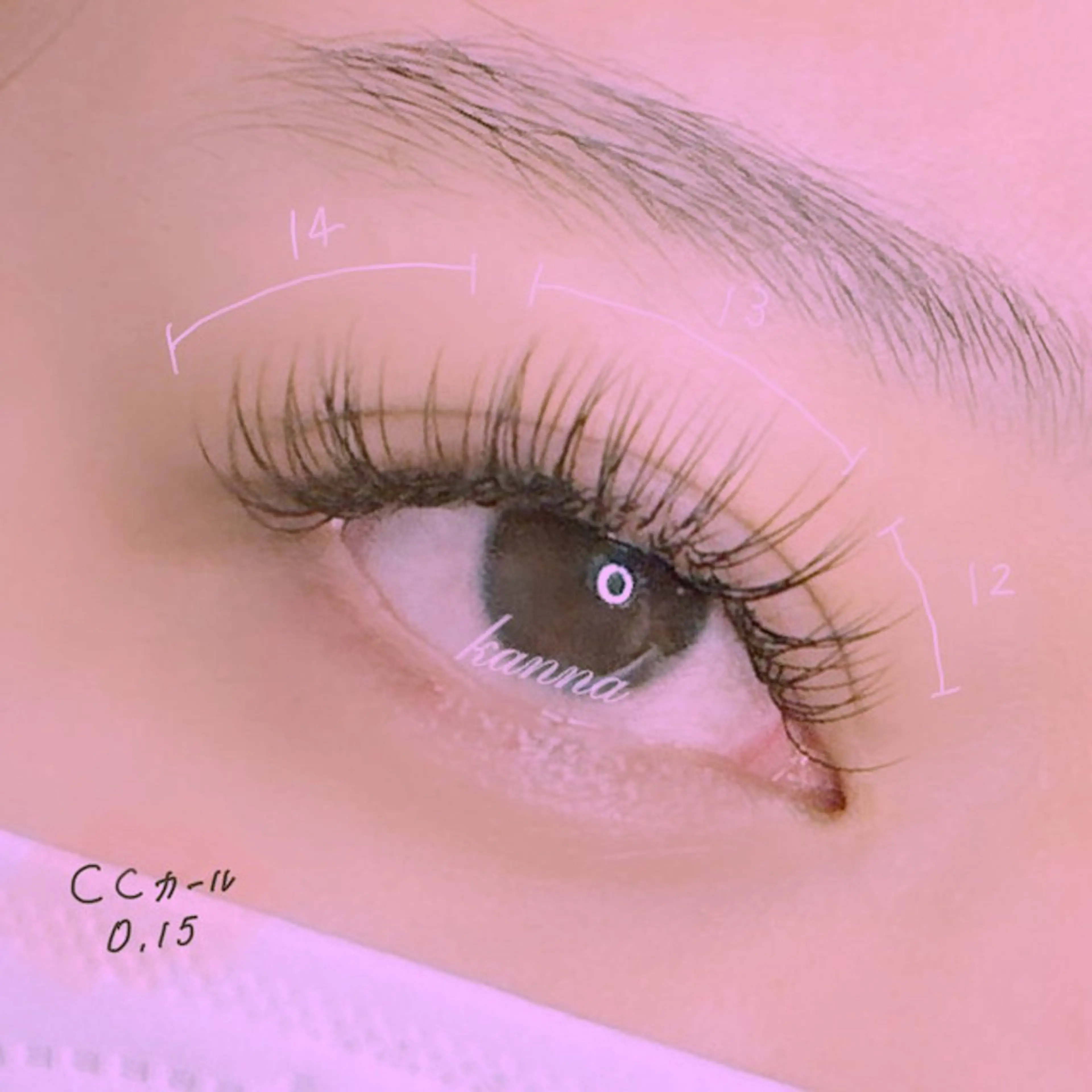 マツエク・マツパ Abientot Kannaのマツエク・マツパデザイン