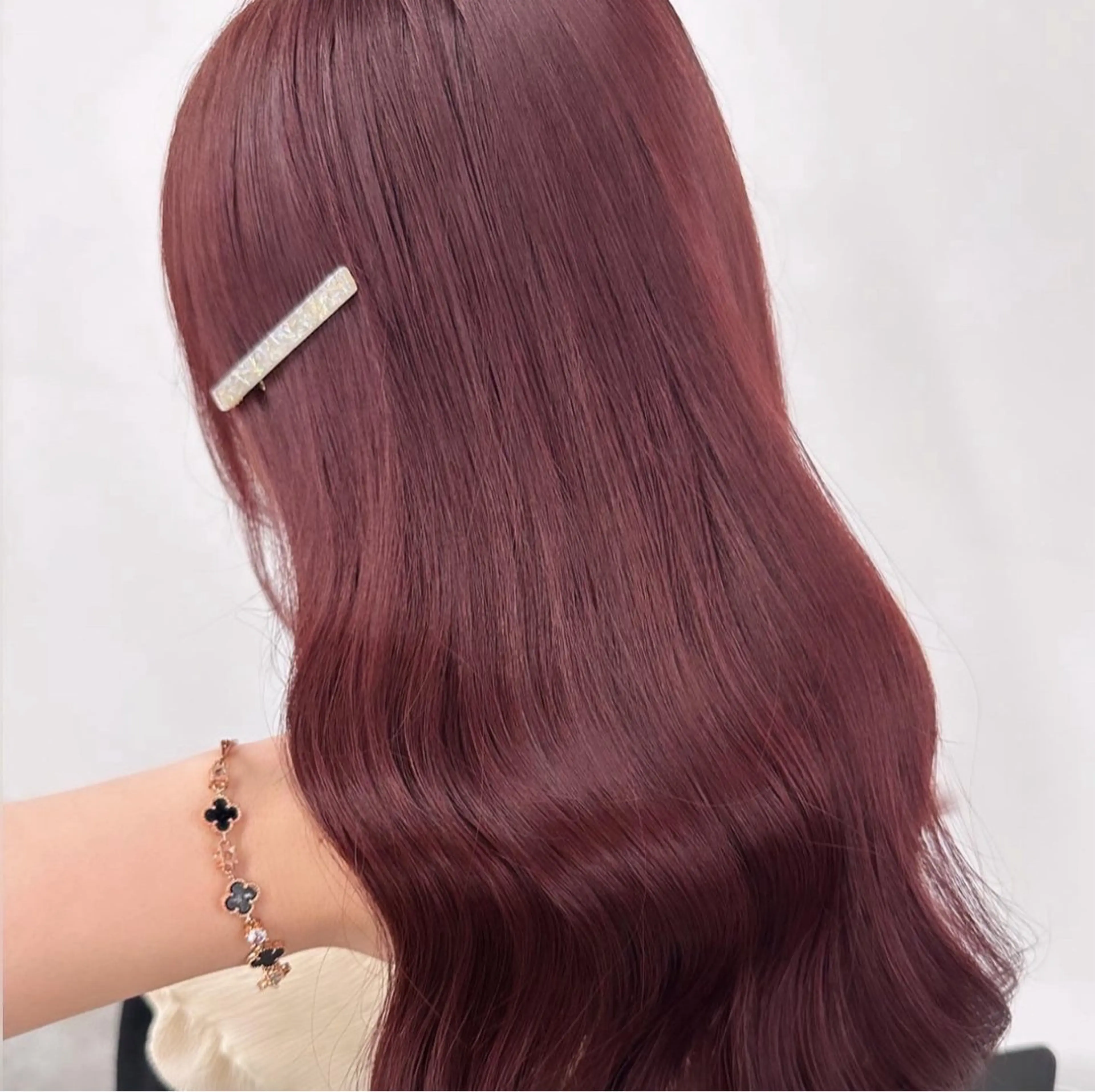 ロング ヘアカラー 盛れる暖色🎀ガーリ ーヘア🎀きっかのヘアスタイル