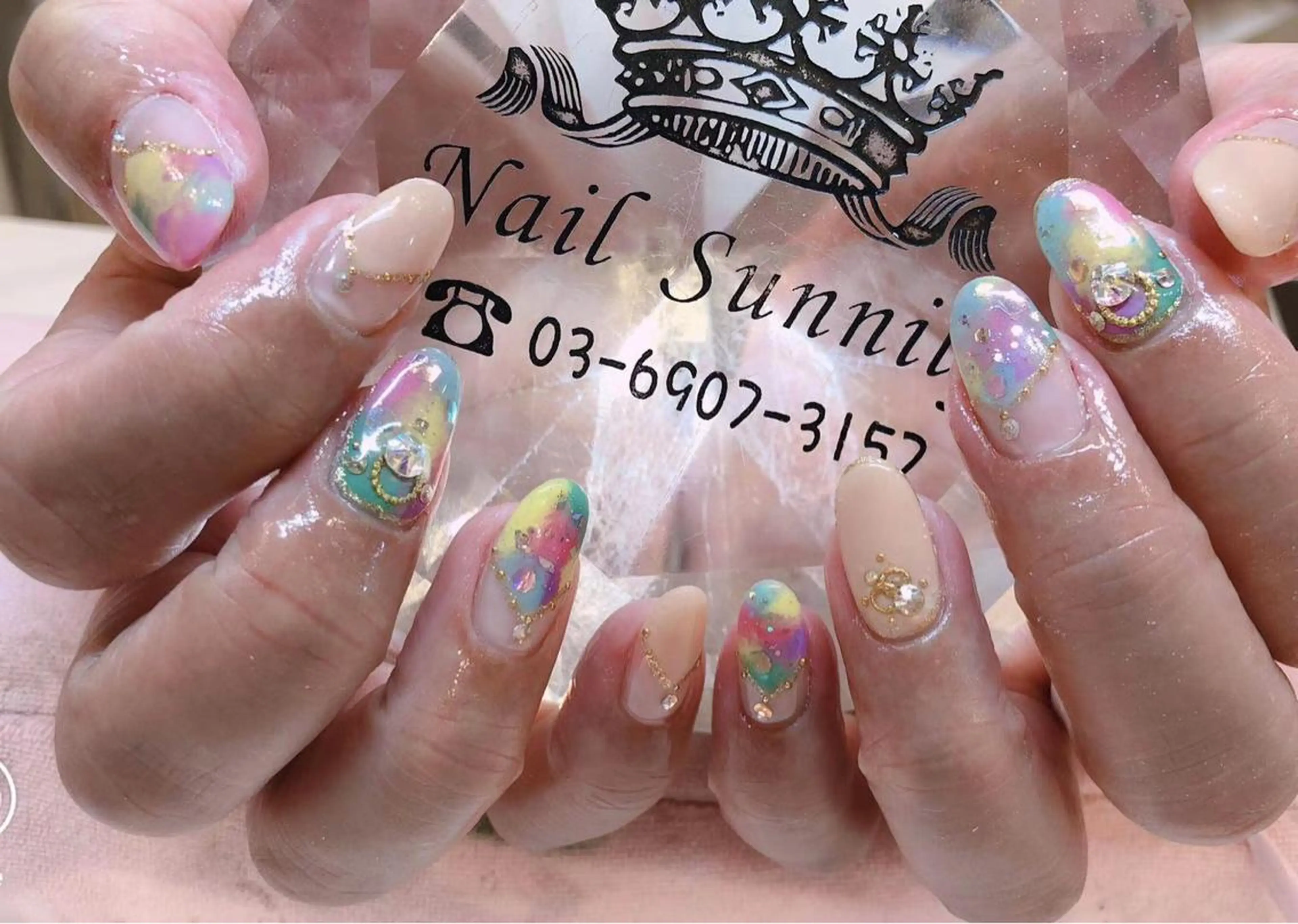 ネイル 長さだし専門店 M2　rikaのネイルデザイン