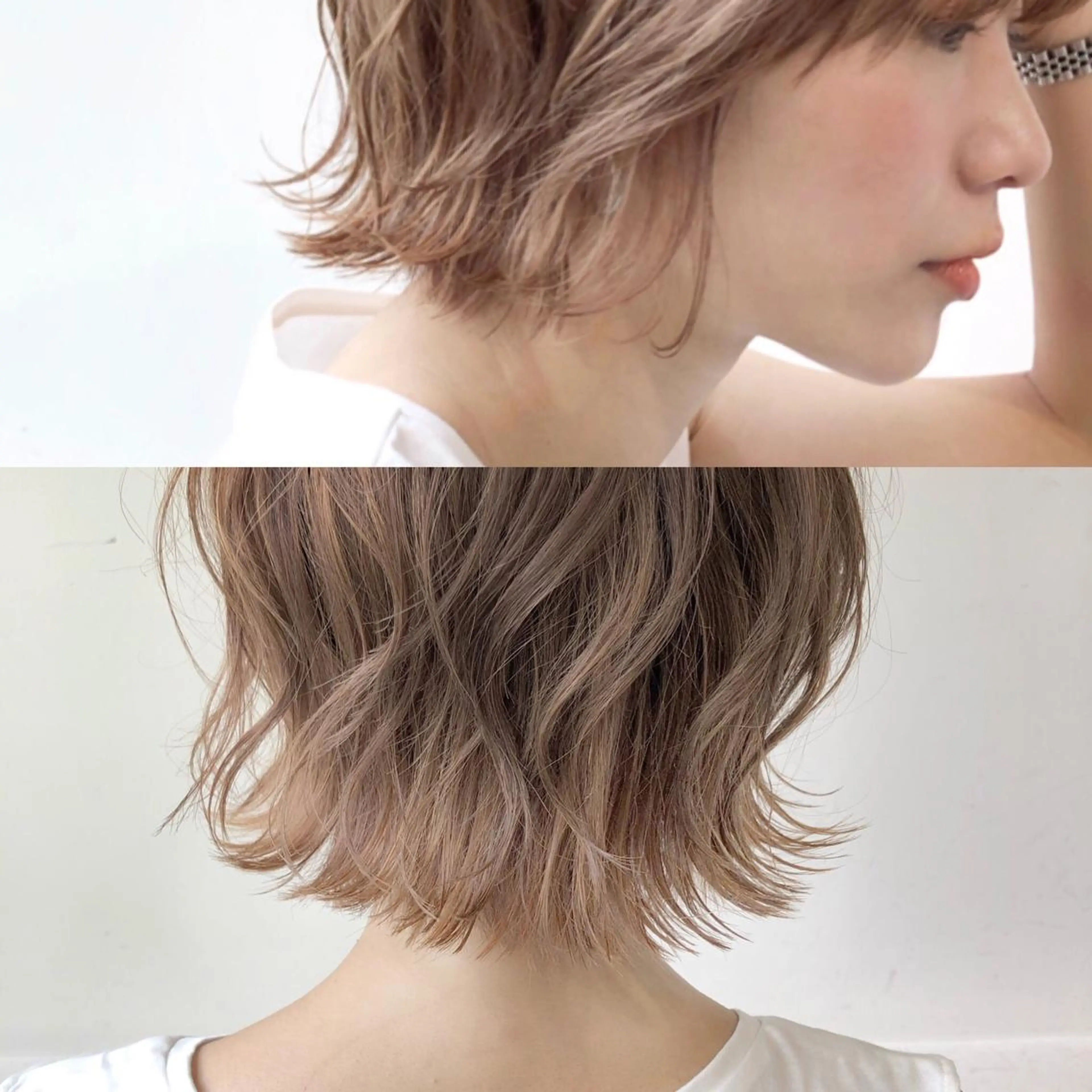 ミディアム ミディアムパーマ 似合わせカット amber池袋所属・徳本 駿太のヘアスタイル