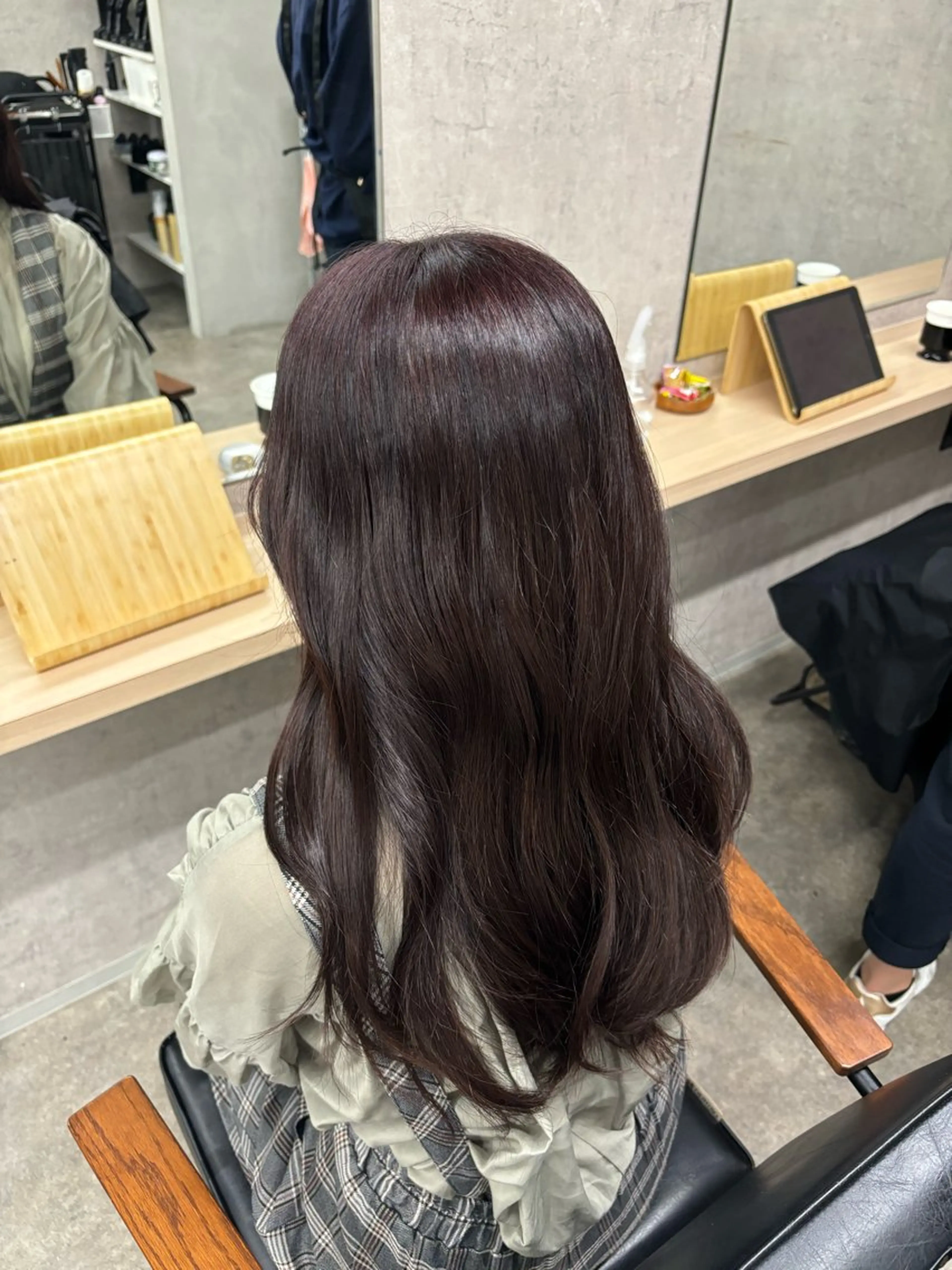 カラー ブラウンカラー ピンクカラー 石原 望来のヘアスタイル