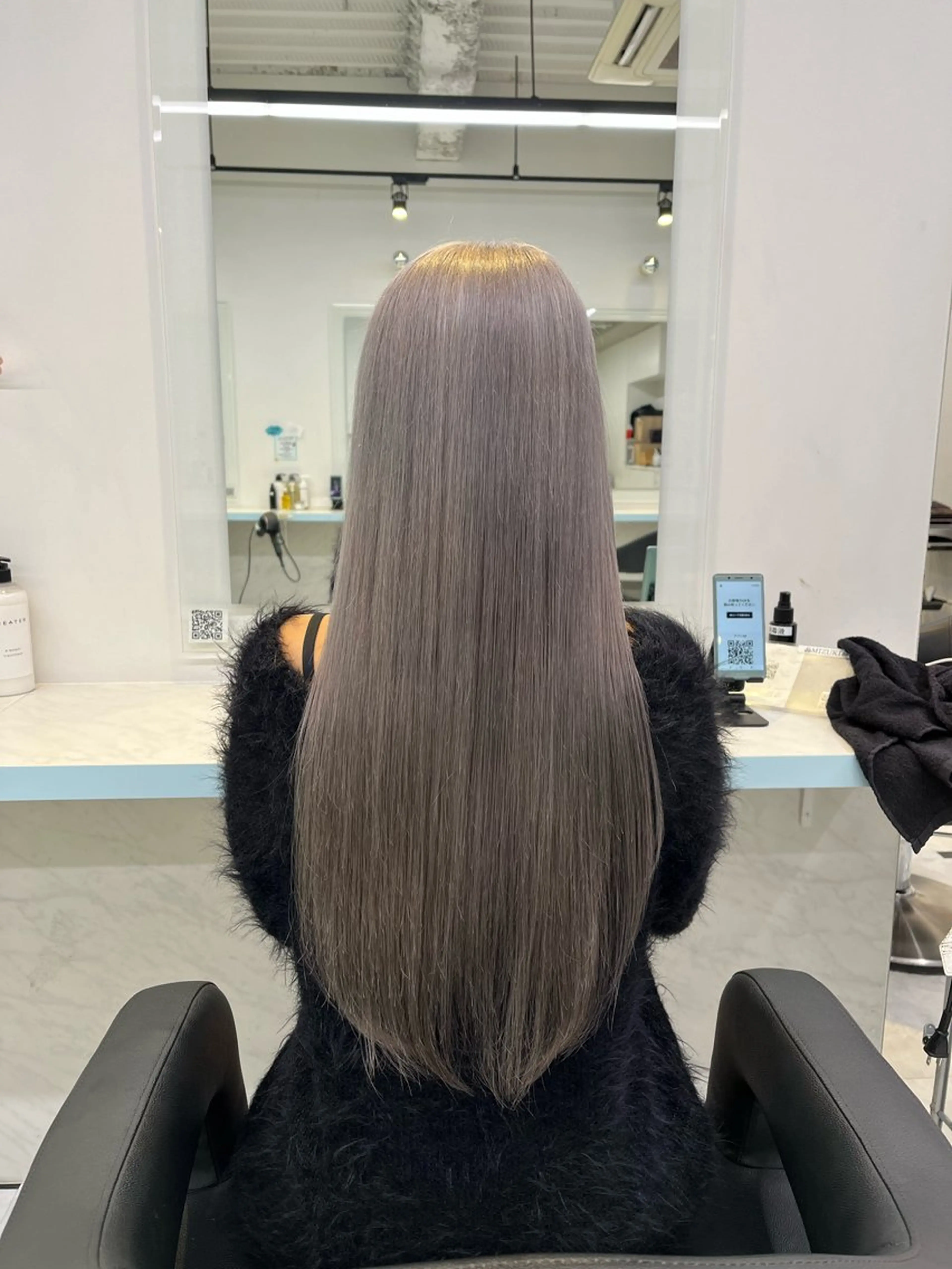 ロング カラー ヘアカラー トリートメント ブリーチカラー 🩵MIZUKIのヘアスタイル