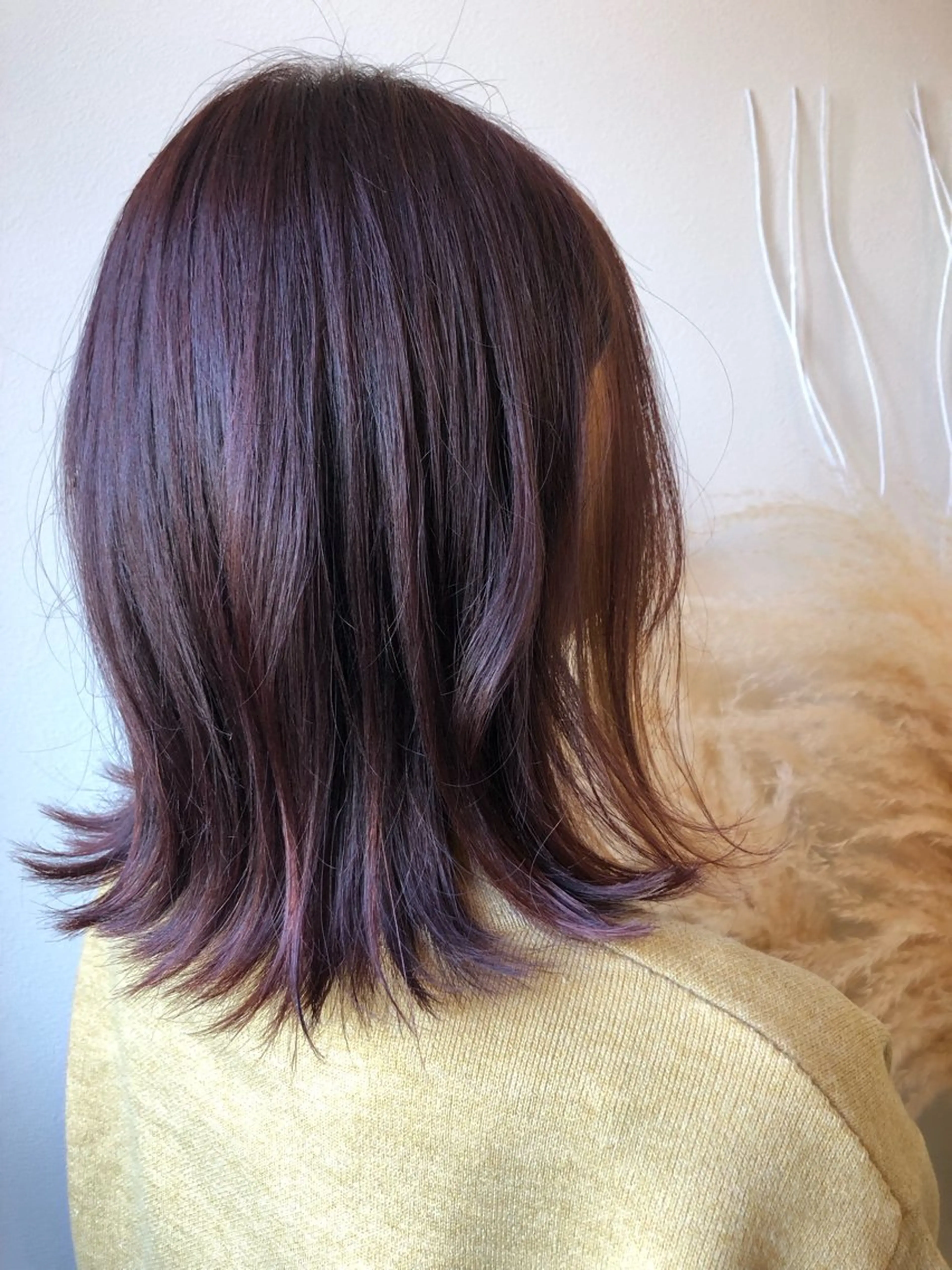 セミロング カラー sugi tomoのヘアスタイル