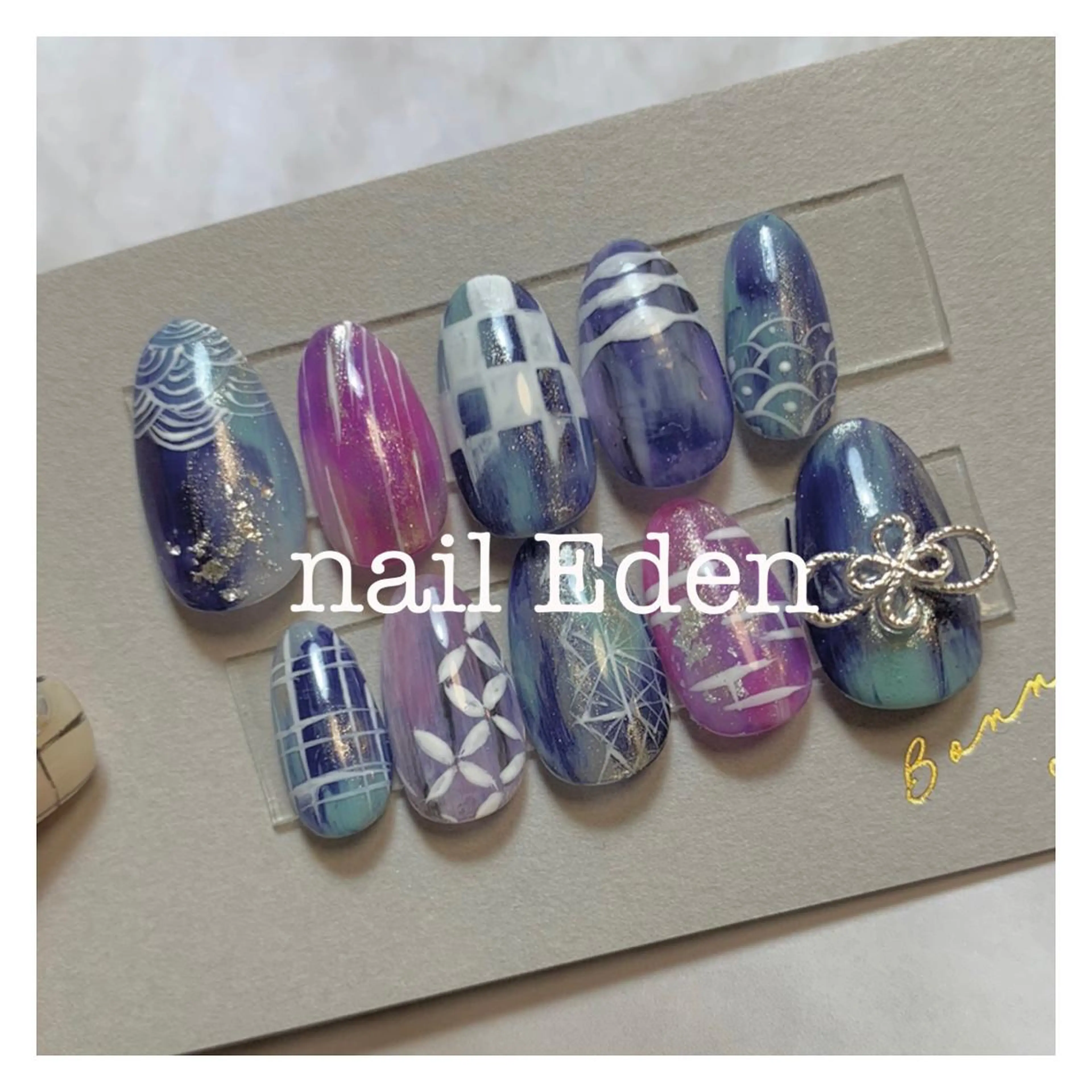 ネイル ネイルチップ Eden　private nail saron所属・Eden ♾️のネイルデザイン