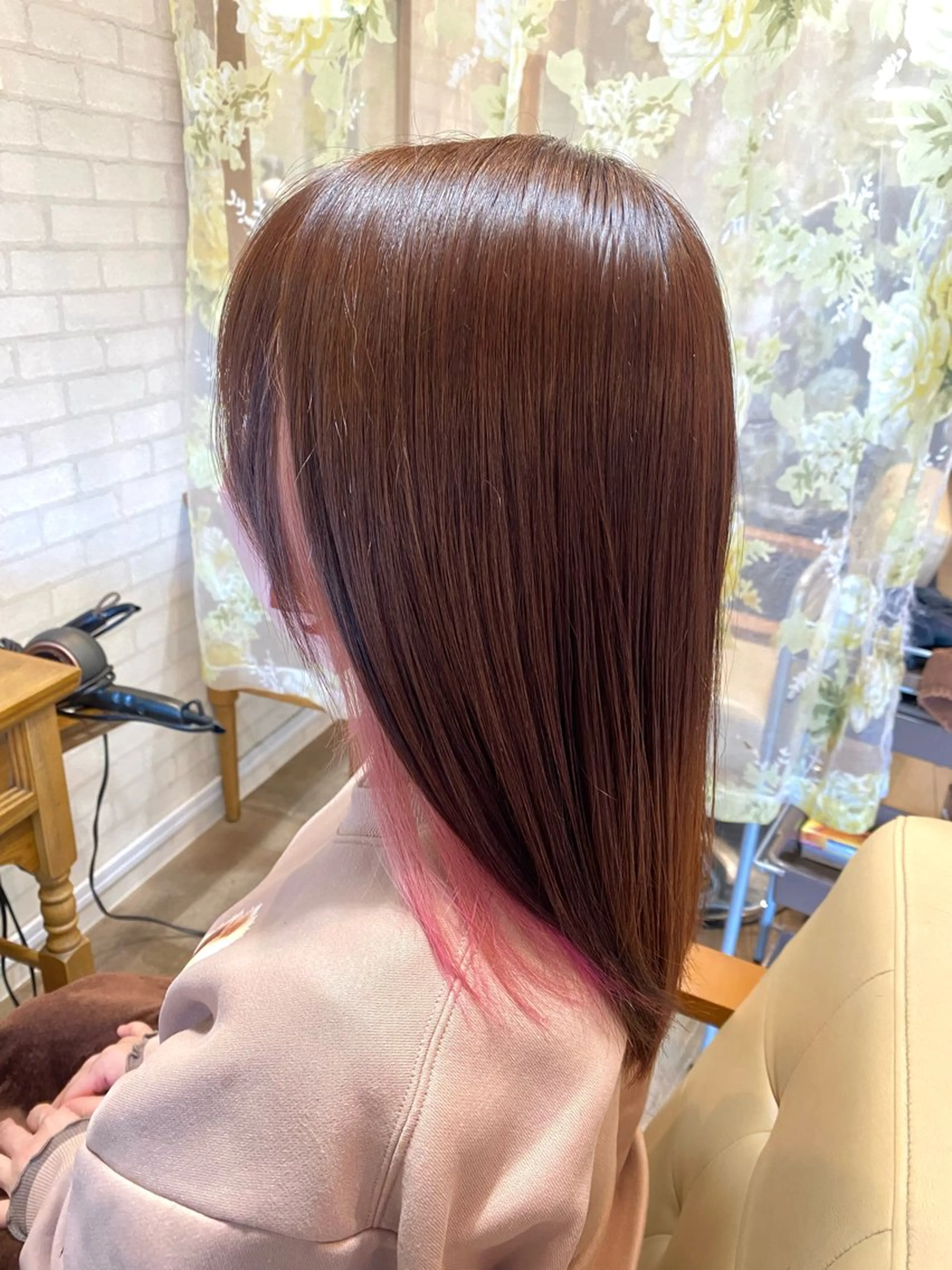 セミロング カラー Aujuaソムリエ 🎨‎♡HARUのヘアスタイル