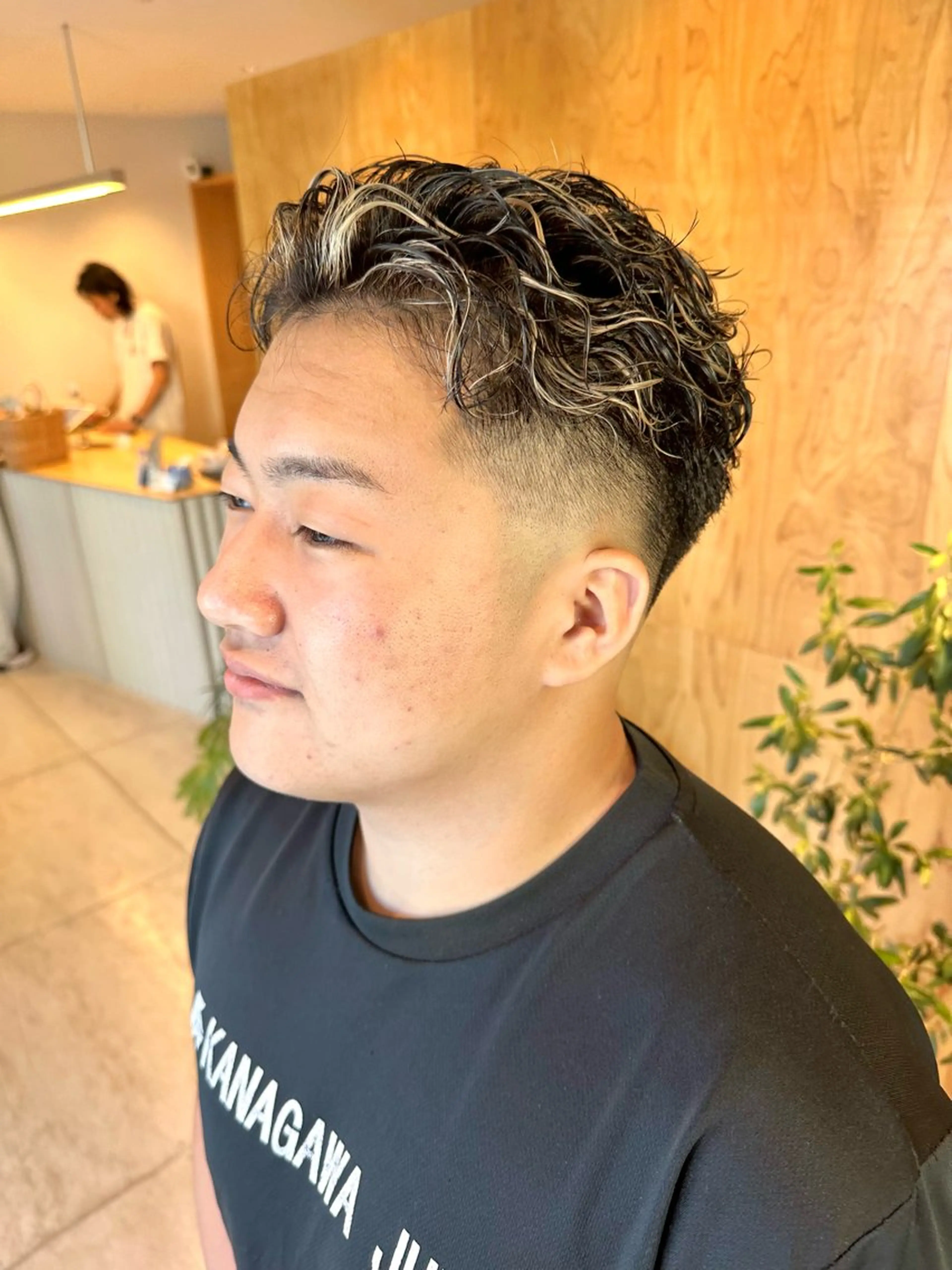 ショート カラー パーマ メンズ メンズパーマ達人/ フェード/イツキのヘアスタイル