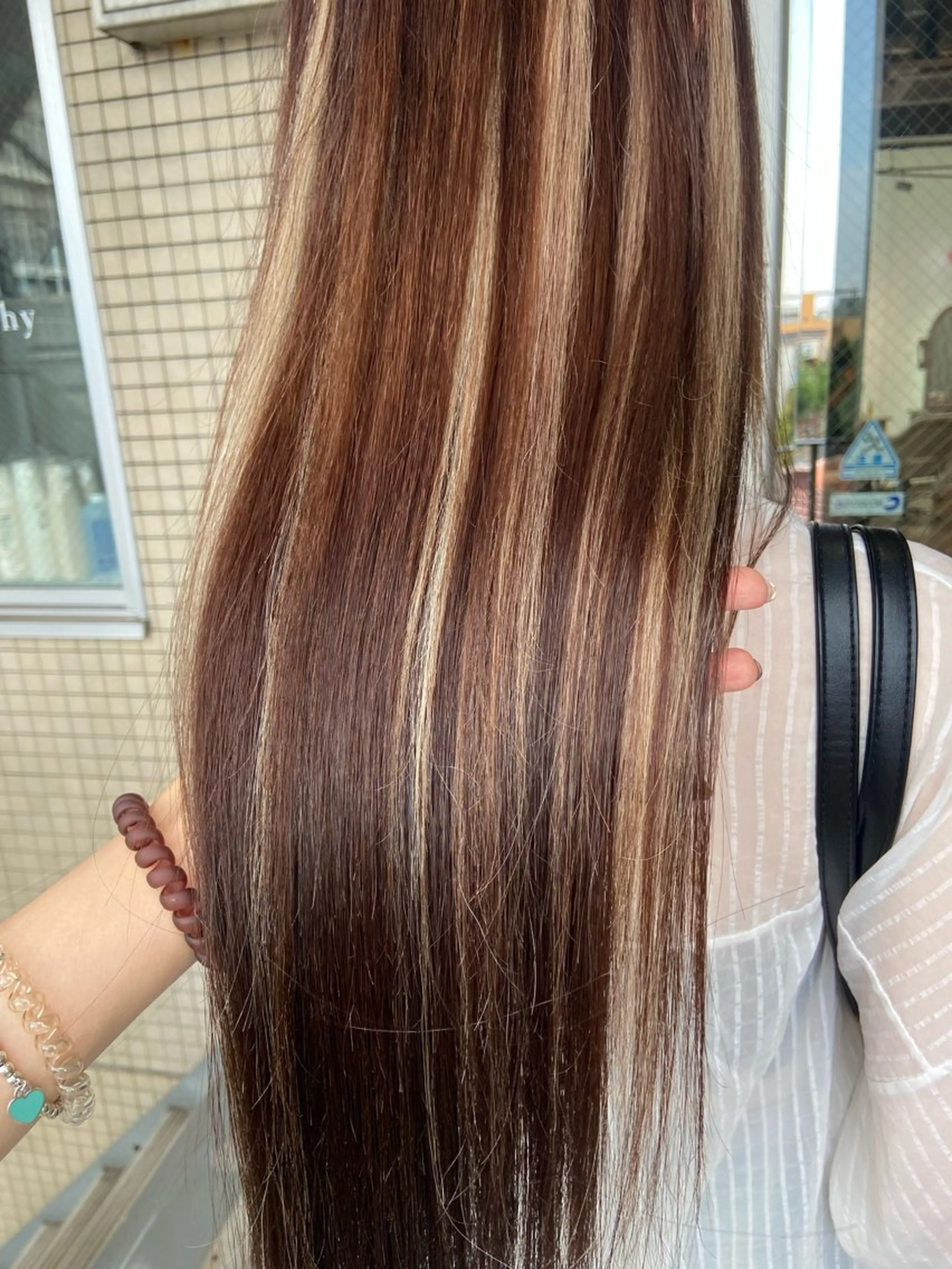 ヘアカラー エクステ 🧸プルエクステ❤︎ ネイルKAO🧸のヘアスタイル