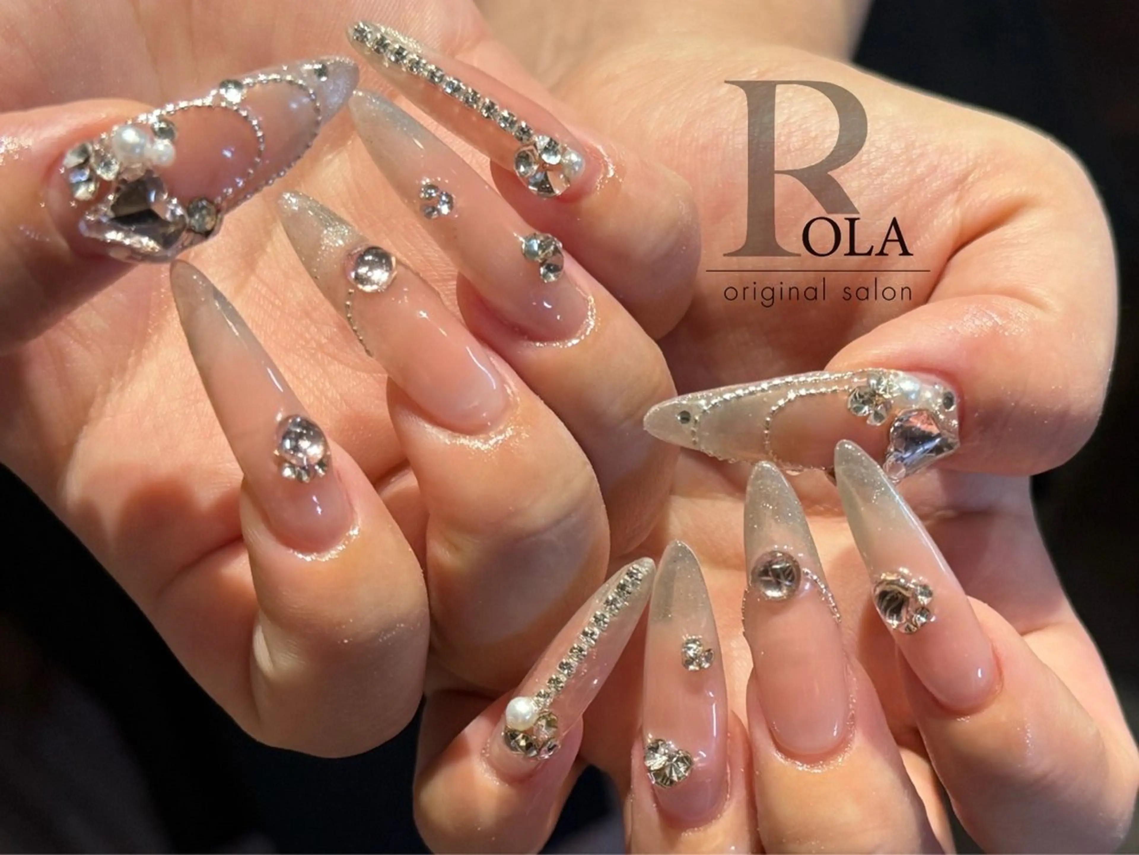ネイル ワンホンネイル ハンドネイル original salon ROLAのネイルデザイン