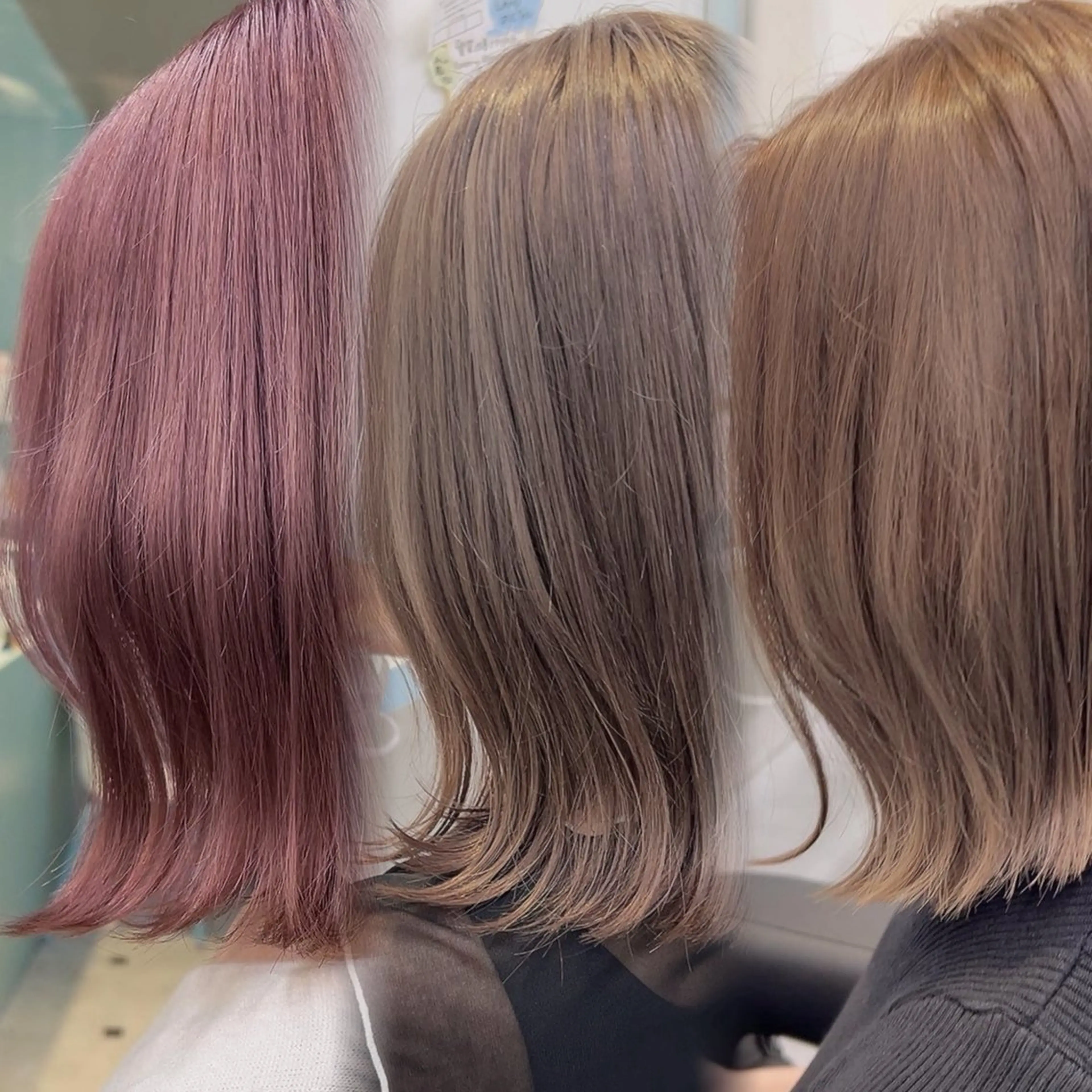 ミディアム カラー ヘアカラー トリートメント ヘッドスパ 🥞ベージュ系カラー 【すずきりほ】🥞のヘアスタイル