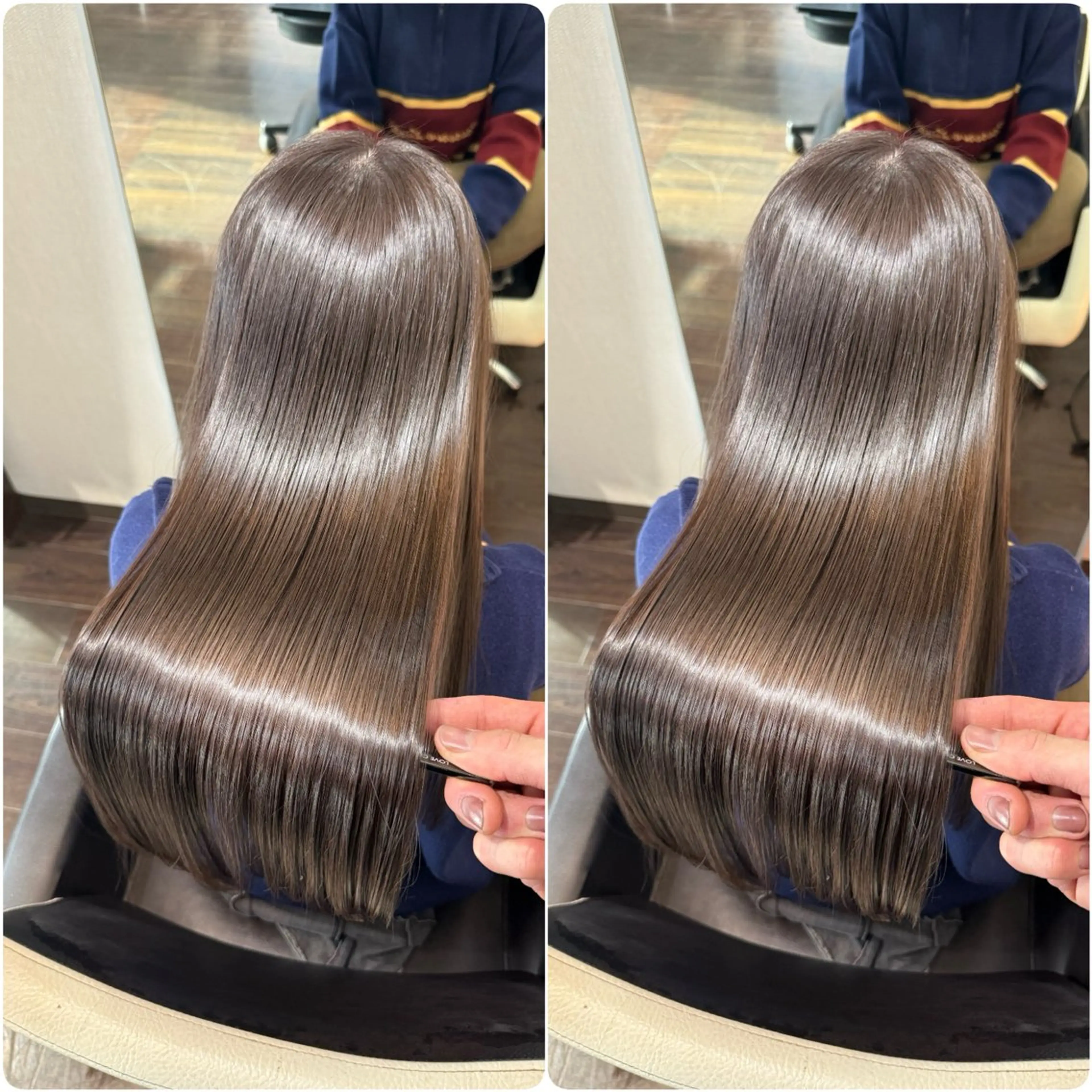 ロング カラー カット ヘアカラー トリートメント ヘッドスパ youres hair 髪質改善トリートメント&ヘッドスパ　新宿EAST所属・🌹ULTOWA🌹 髪質改善/縮毛/店長のヘアスタイル