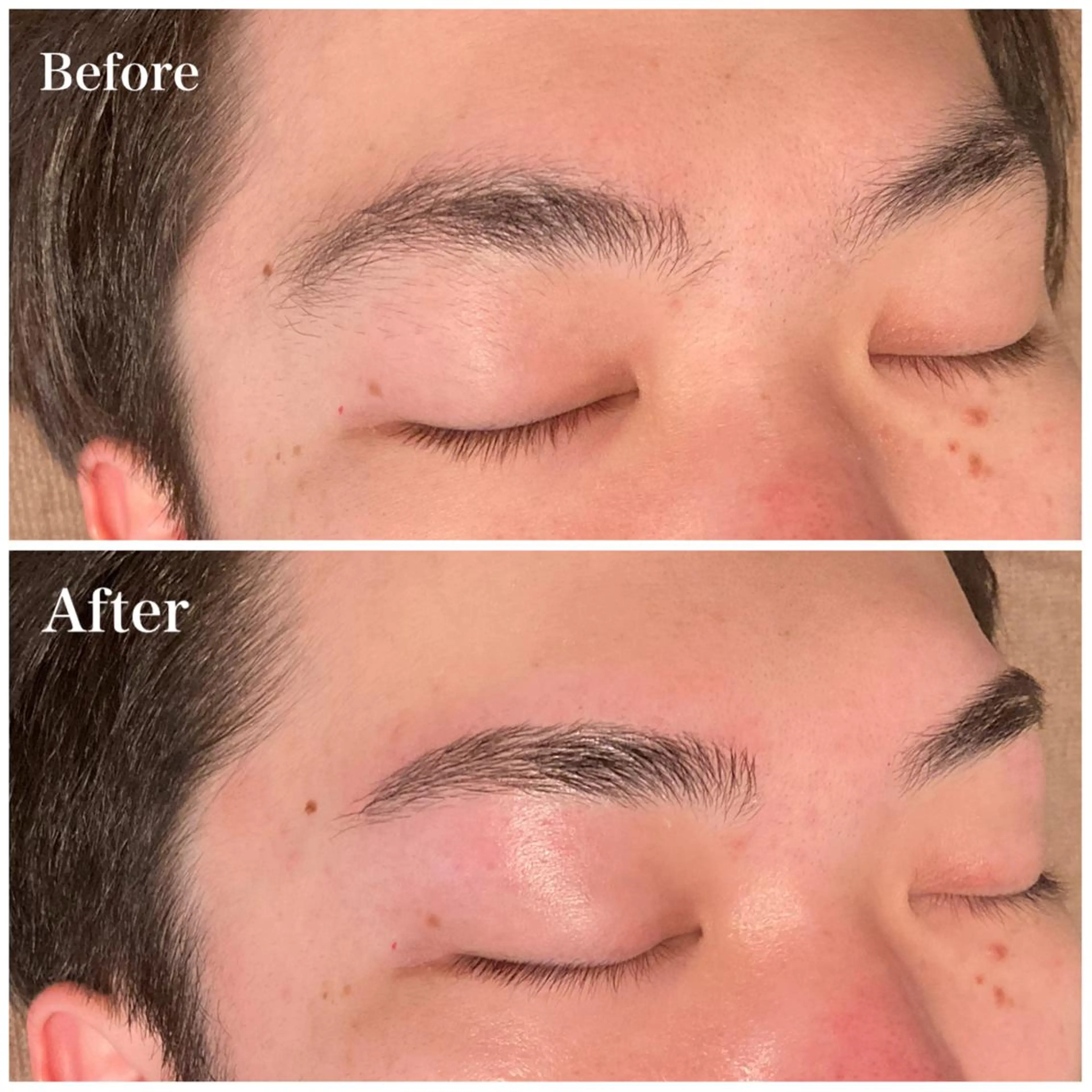 メンズ アイブロウ ワックス脱毛 眉カット その他(アイブロウ) Ｂ&H所属・頭痛•肩こり専門/ 眉サロンB&H心斎橋のエステ・リラクイメージ