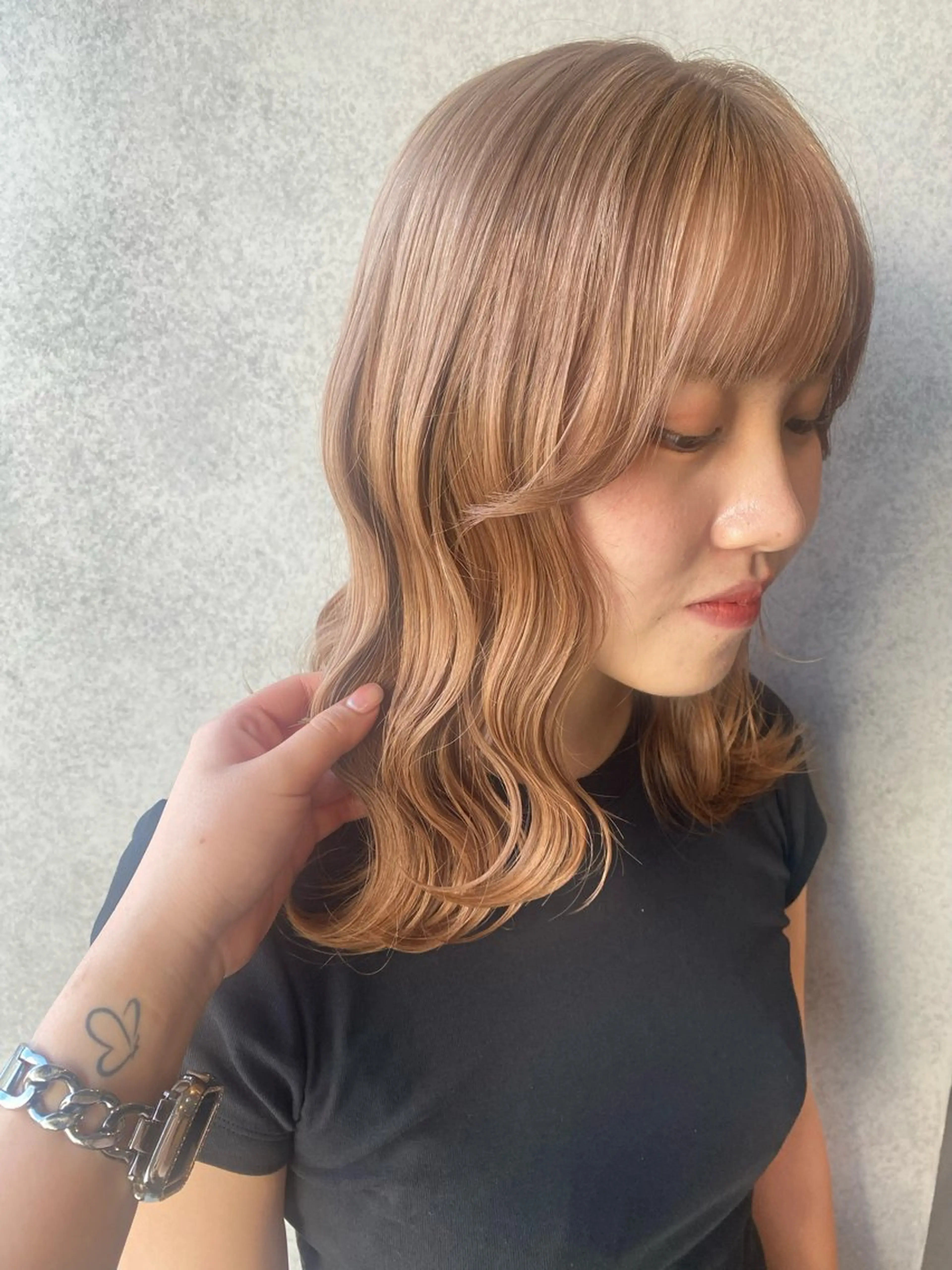 セミロング カラー レディースカット/ シュドウヒナタ🐰のヘアスタイル