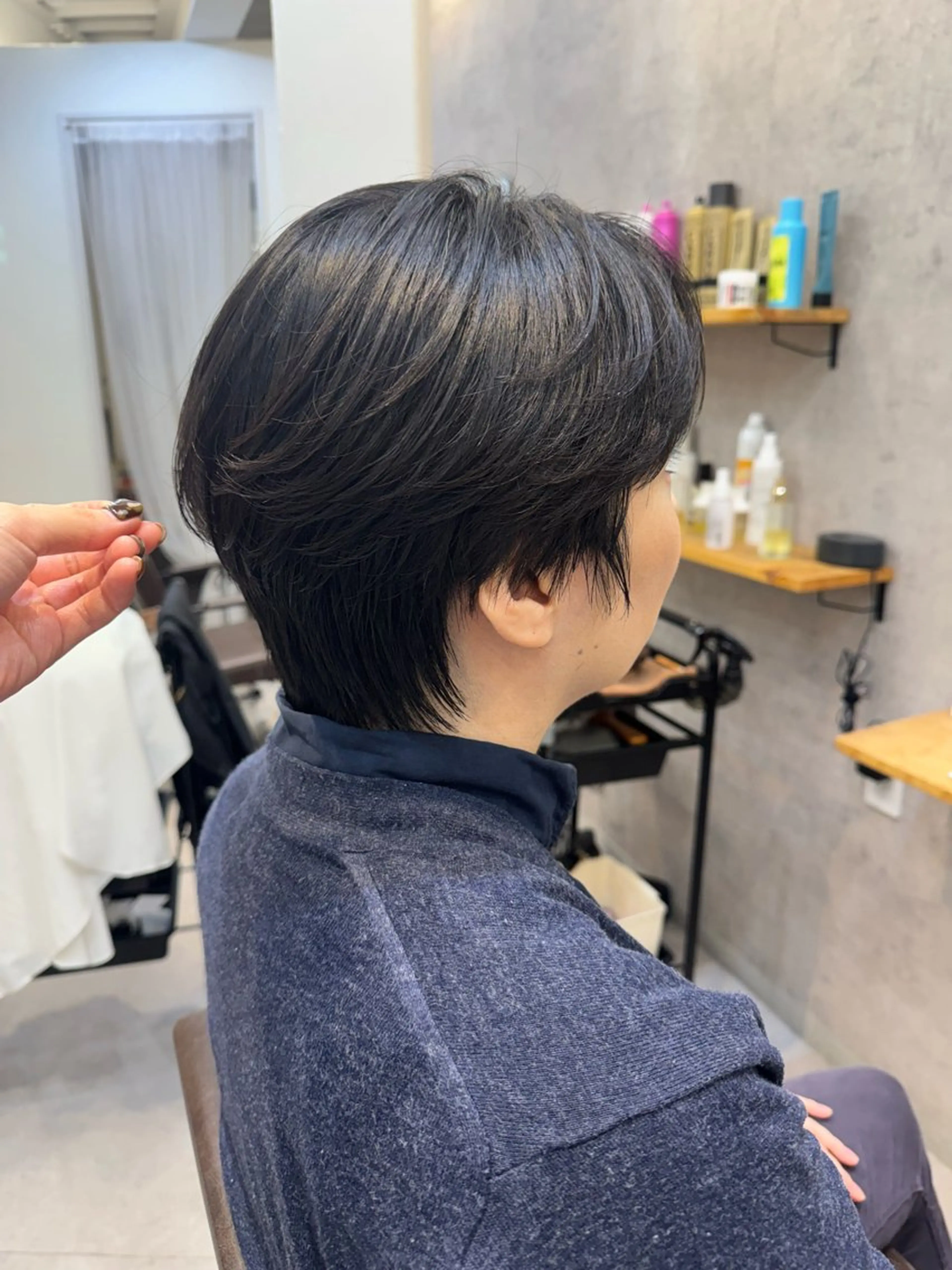 ショート ショートヘア ウルフカット カット Dxxxx III所属・女性目線の大人 メンズ*Ayakaのヘアスタイル