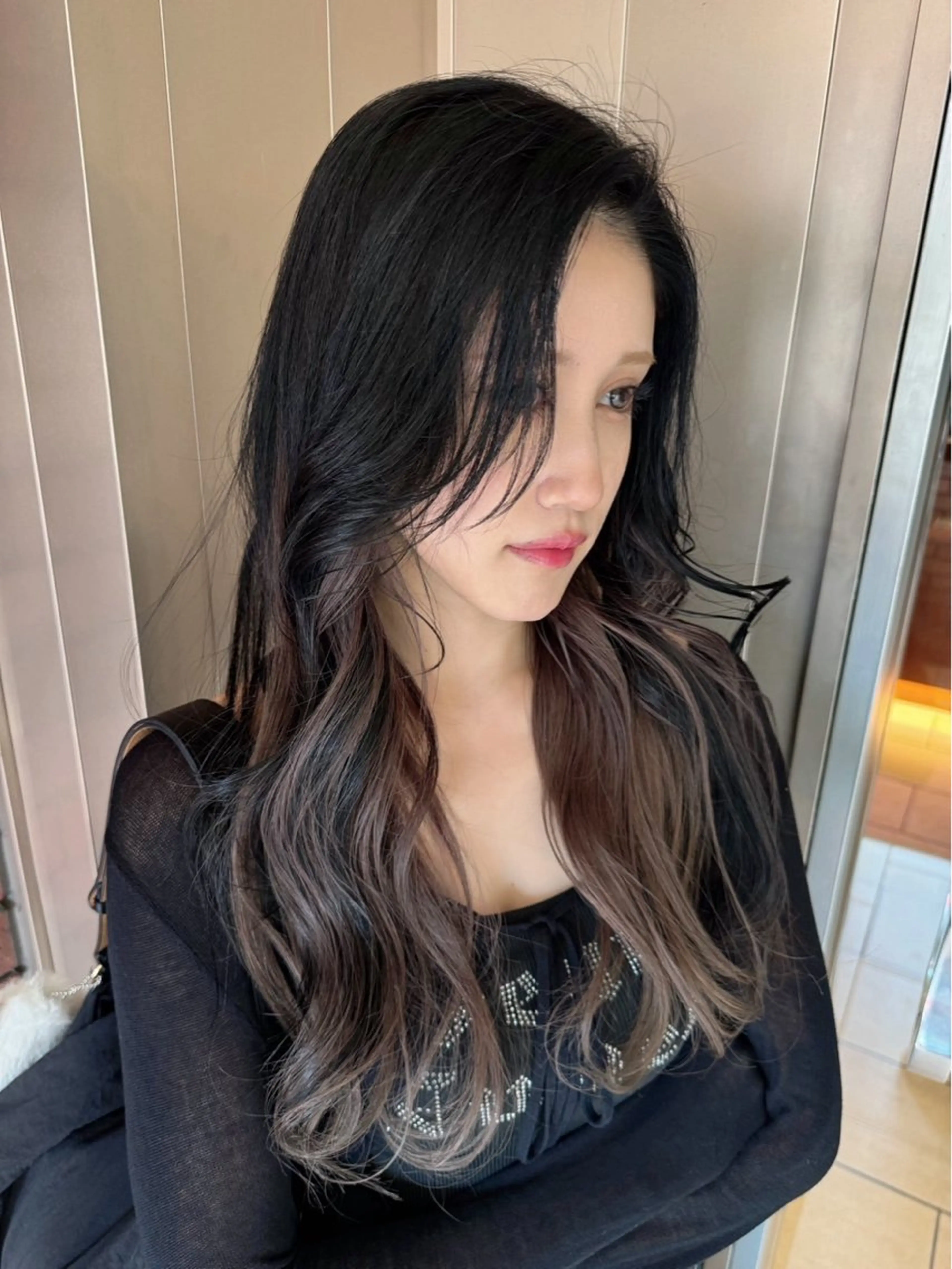 ロング hair salon komorebi所属・韓国風/レイヤーカッ トmanamiのヘアスタイル