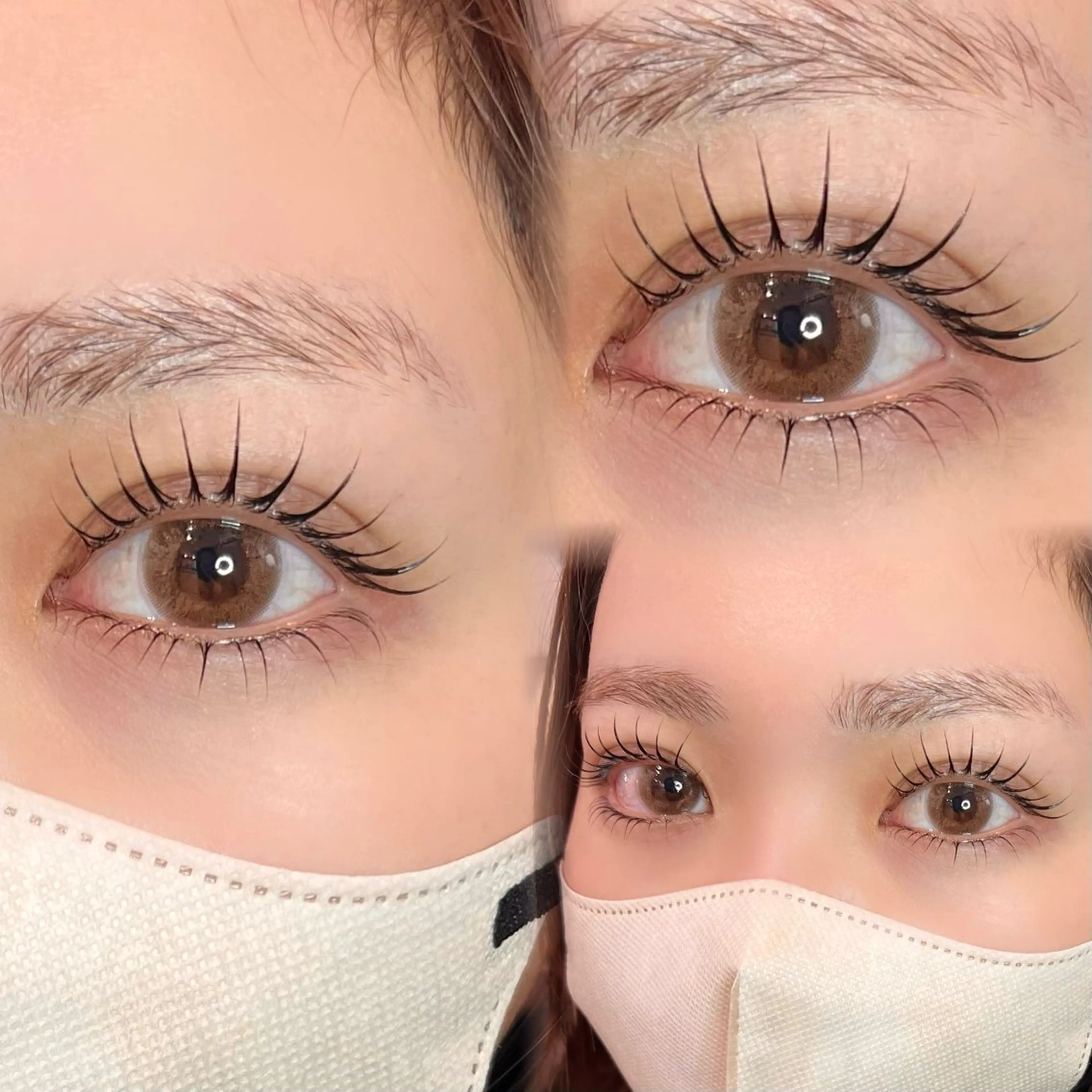 ️🩵ミニモ限定クーポン🩵上下セットでデカ目効果1.5倍♪オーダーメイドまつげパーマ（デザイン選択OK）の写真