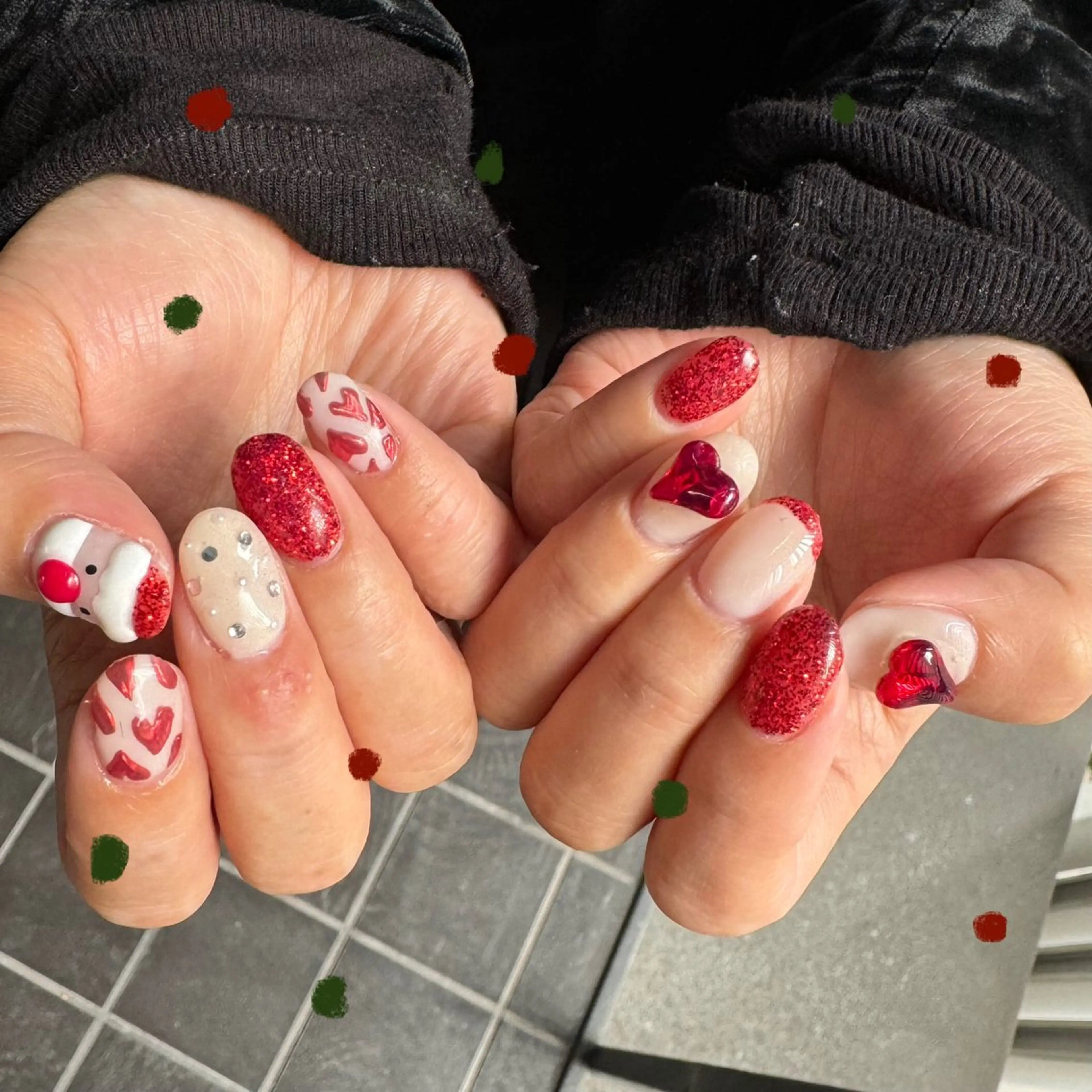 ミディアム 小川 柚香のネイルデザイン