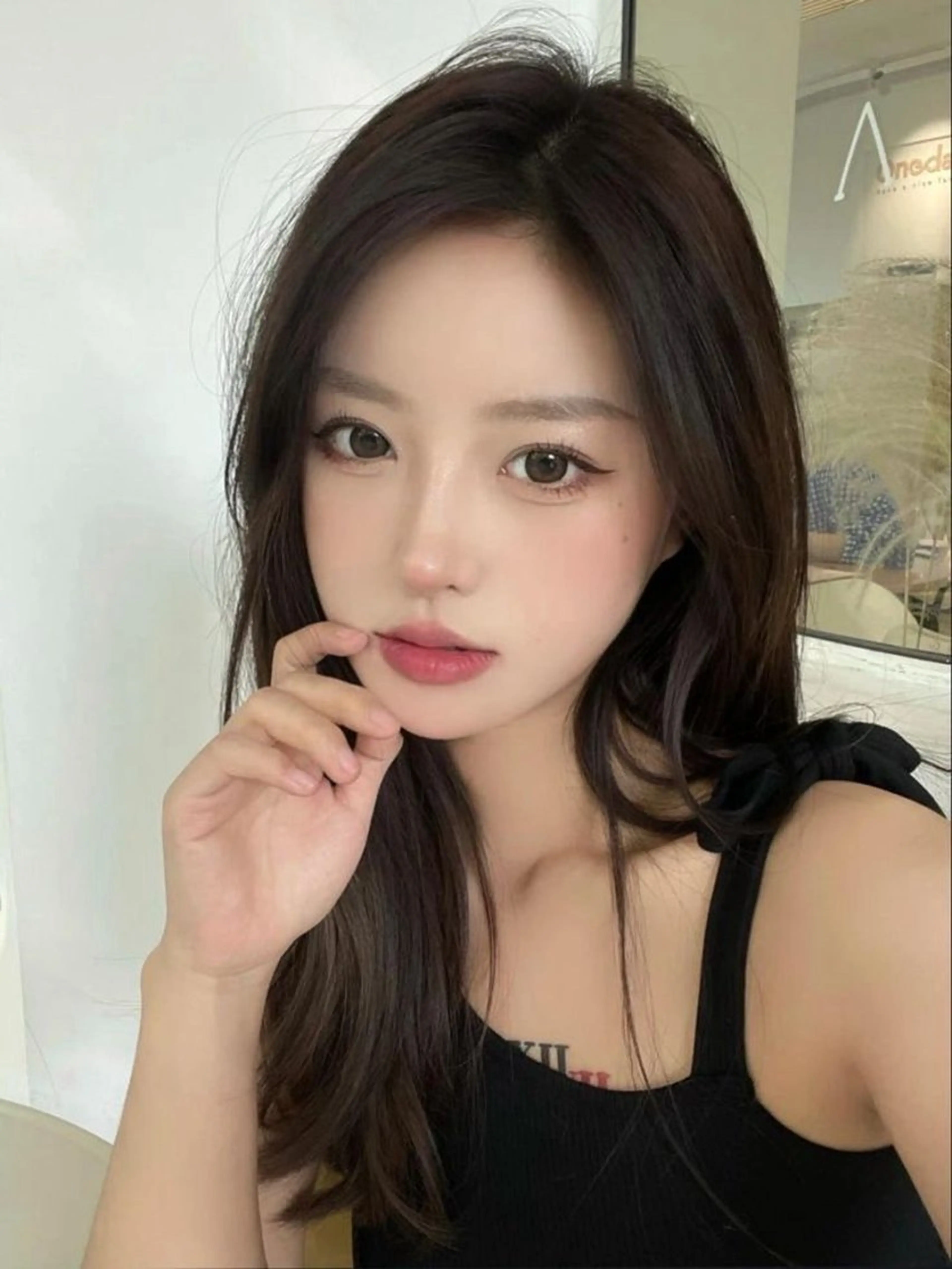 ロング カラー カット ヘアカラー トリートメント ワンホンヘア ケラチン/Kaitoのヘアスタイル