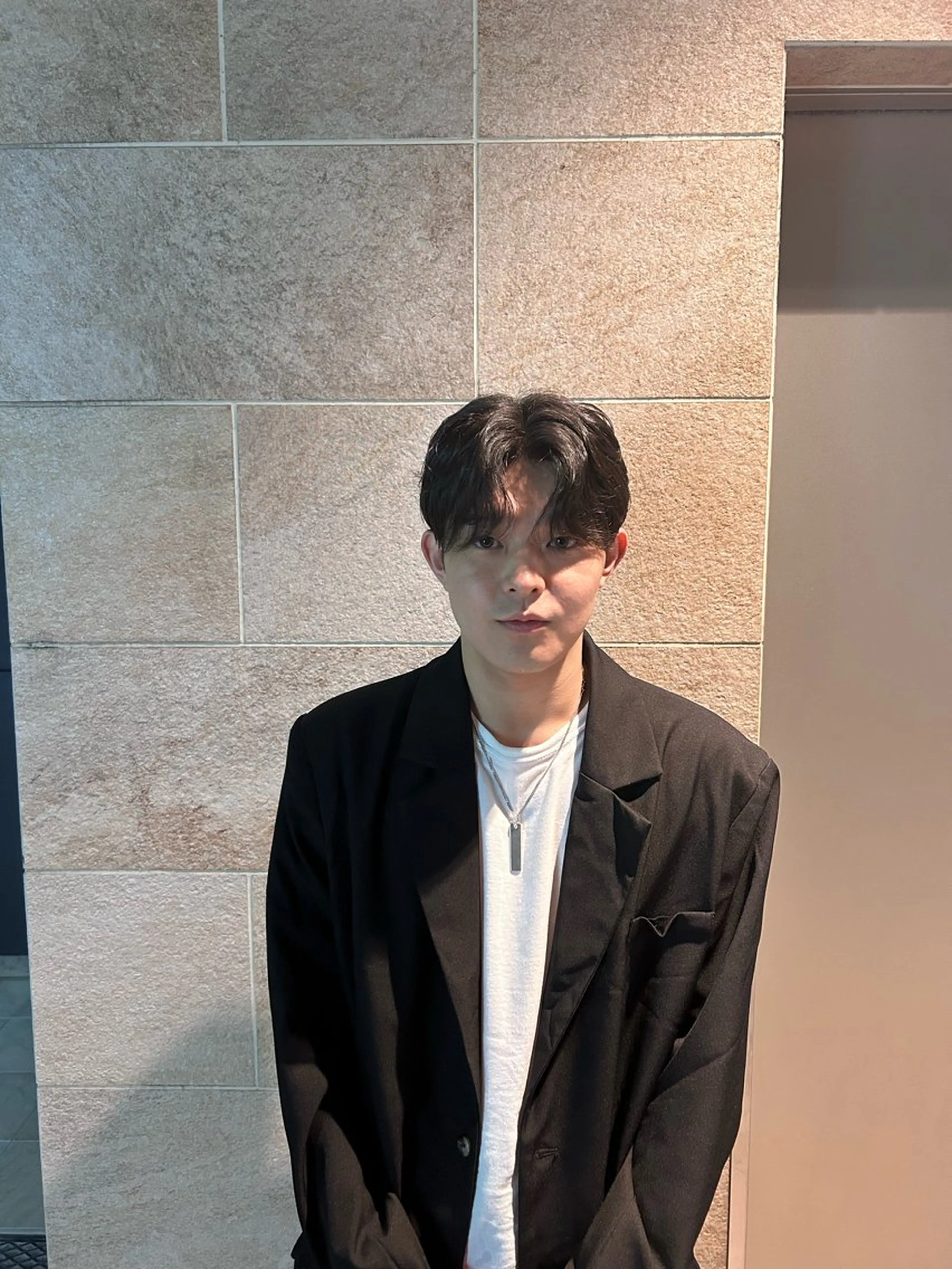 ミディアム カラー パーマ メンズ 縮毛矯正 カット 縮毛矯正 メンズ カラー特化/ カラー特化/池田海斗のヘアスタイル