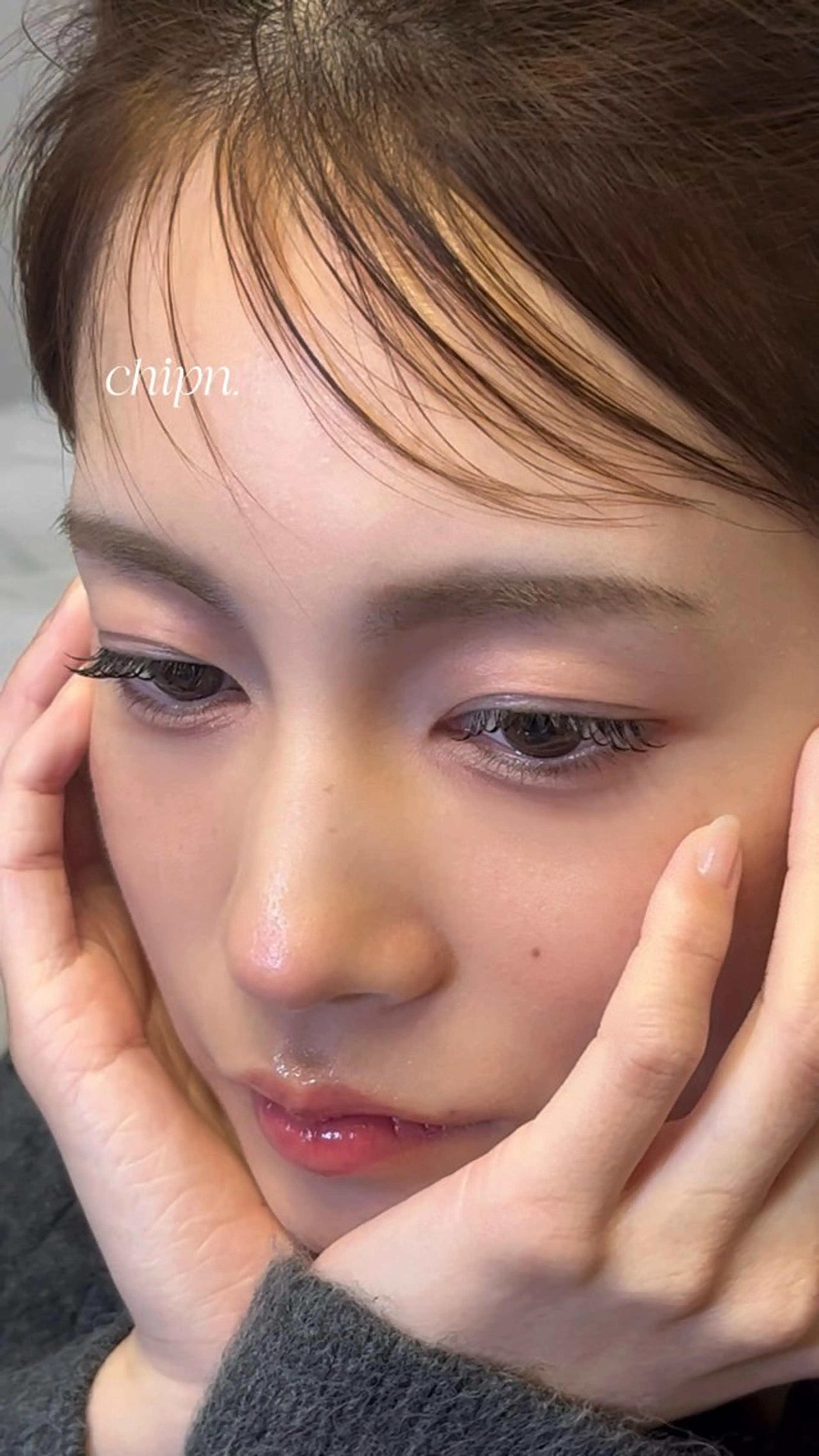 ＼ エクステでナチュ盛り派🎀 ／ フラットラッシュ100本 60分(土日祝は+500円)の写真