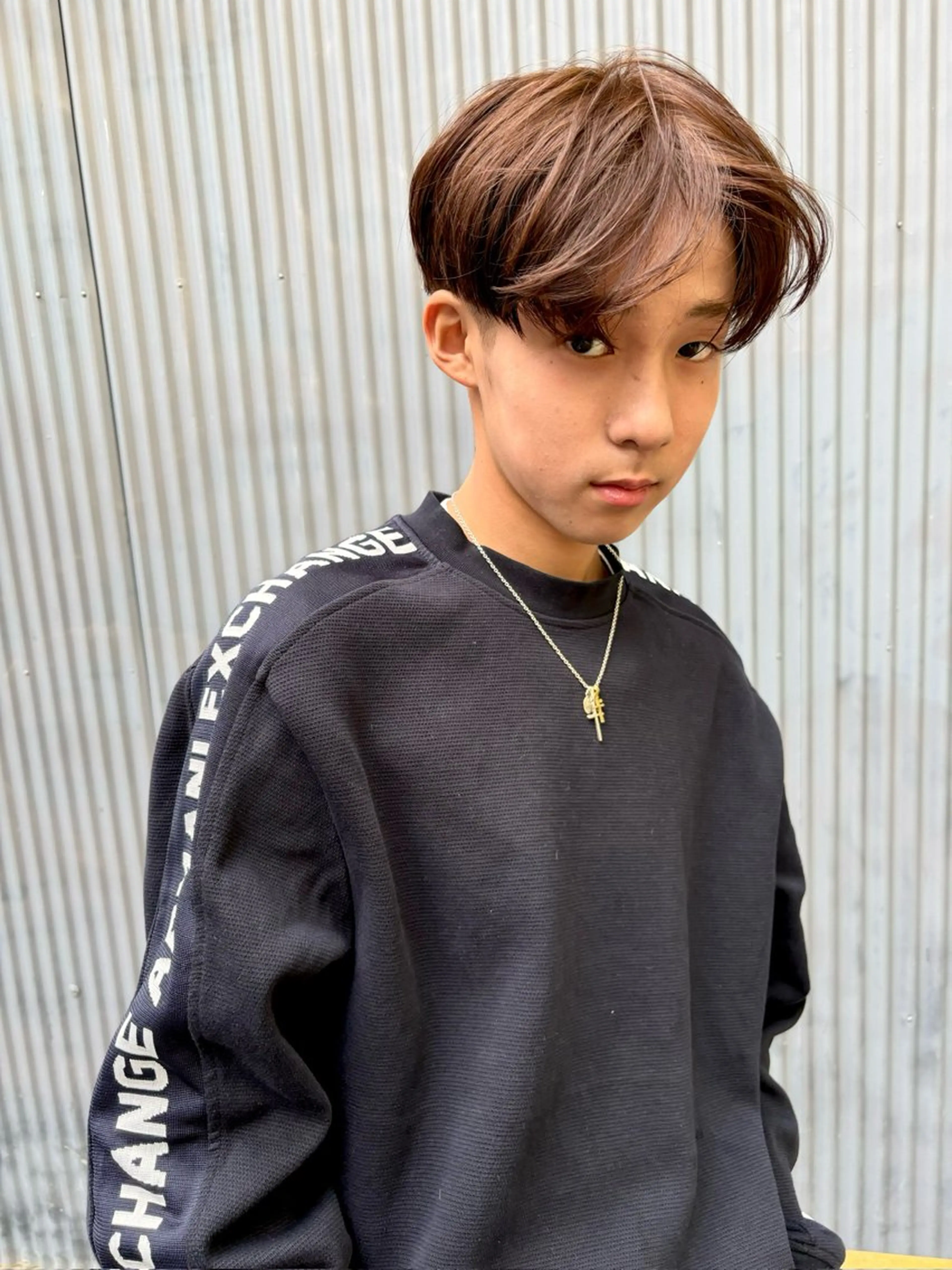 メンズカット＋ダメージレスカラーの写真