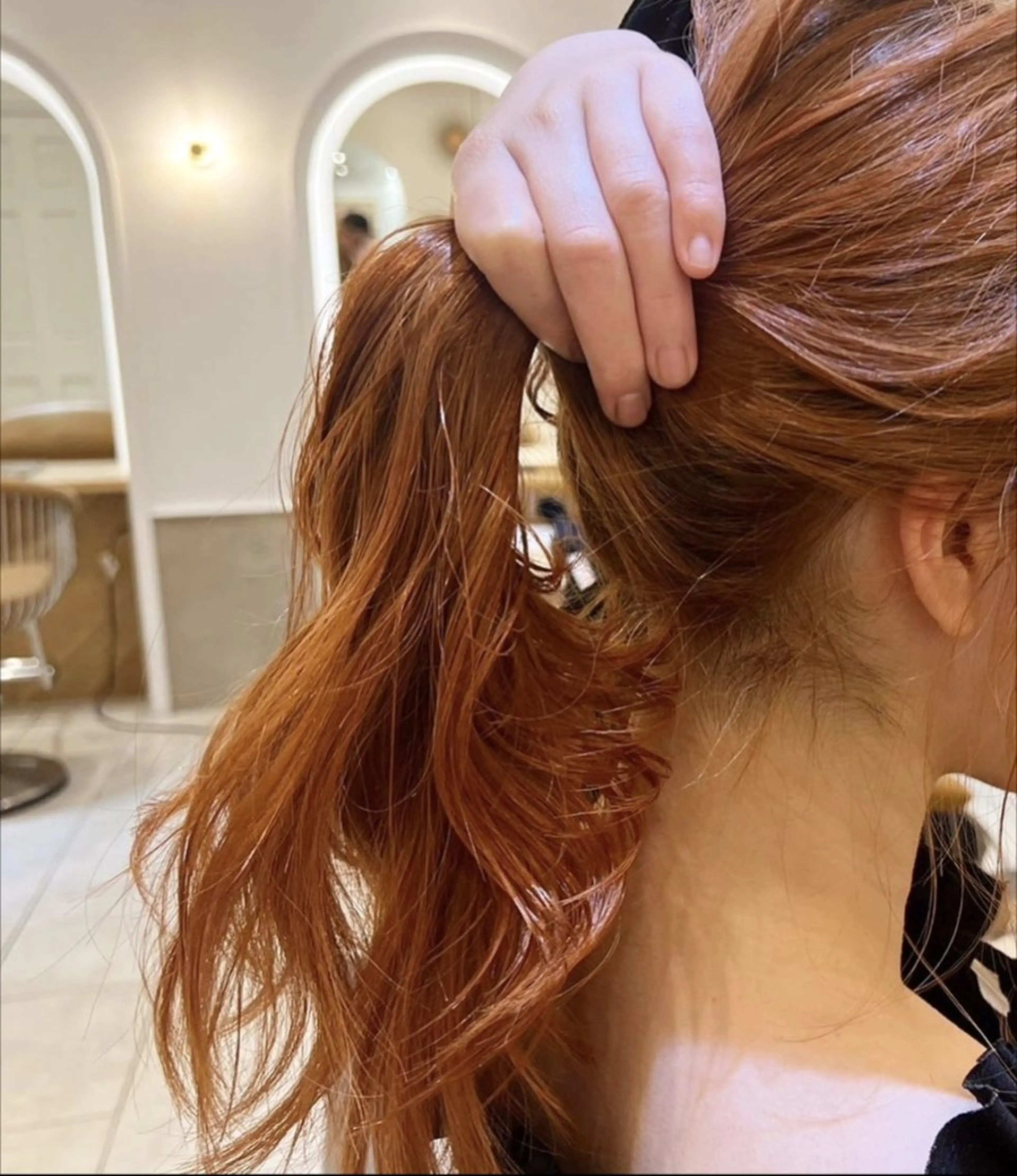 ロング GRITTERs 泉中央店所属・ロング/小顔レイヤー /カットモデル泉中央のヘアスタイル